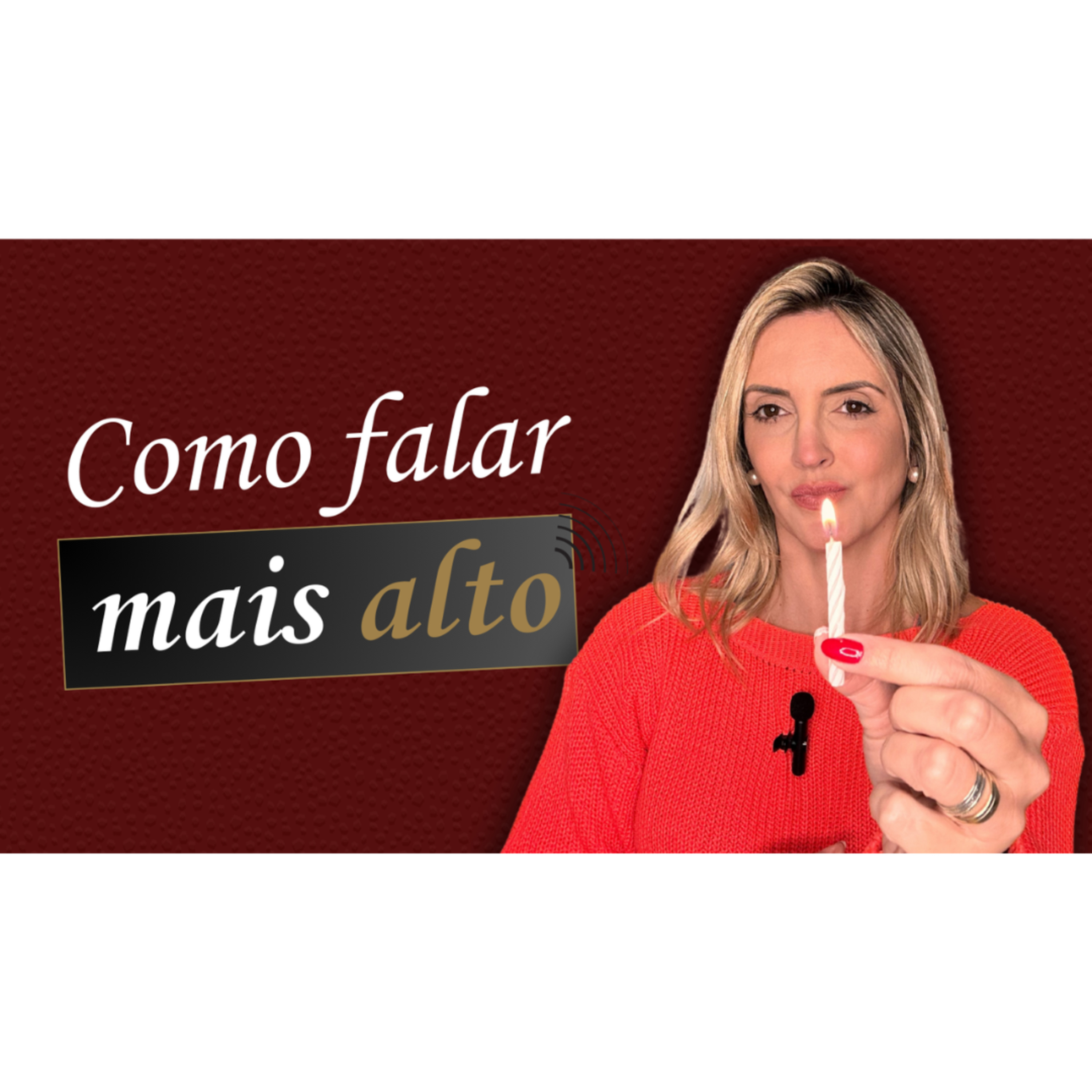 COMO FALAR MAIS ALTO E PROJETAR A SUA VOZ: EXERCÍCIOS PRÁTICOS PARA AUMENTAR A SUA AUTORIDADE episode artwork
