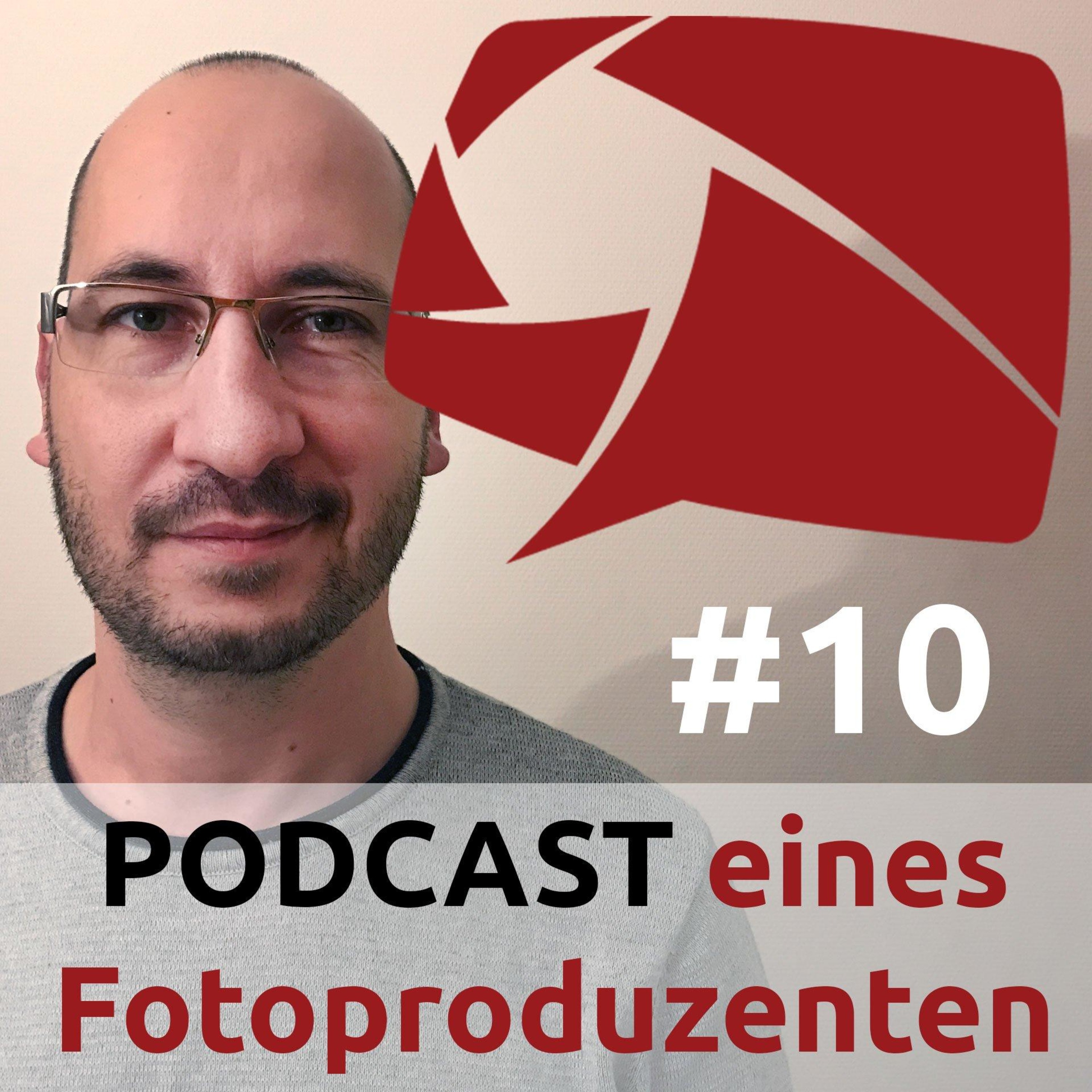 Podcast eines Fotoproduzenten