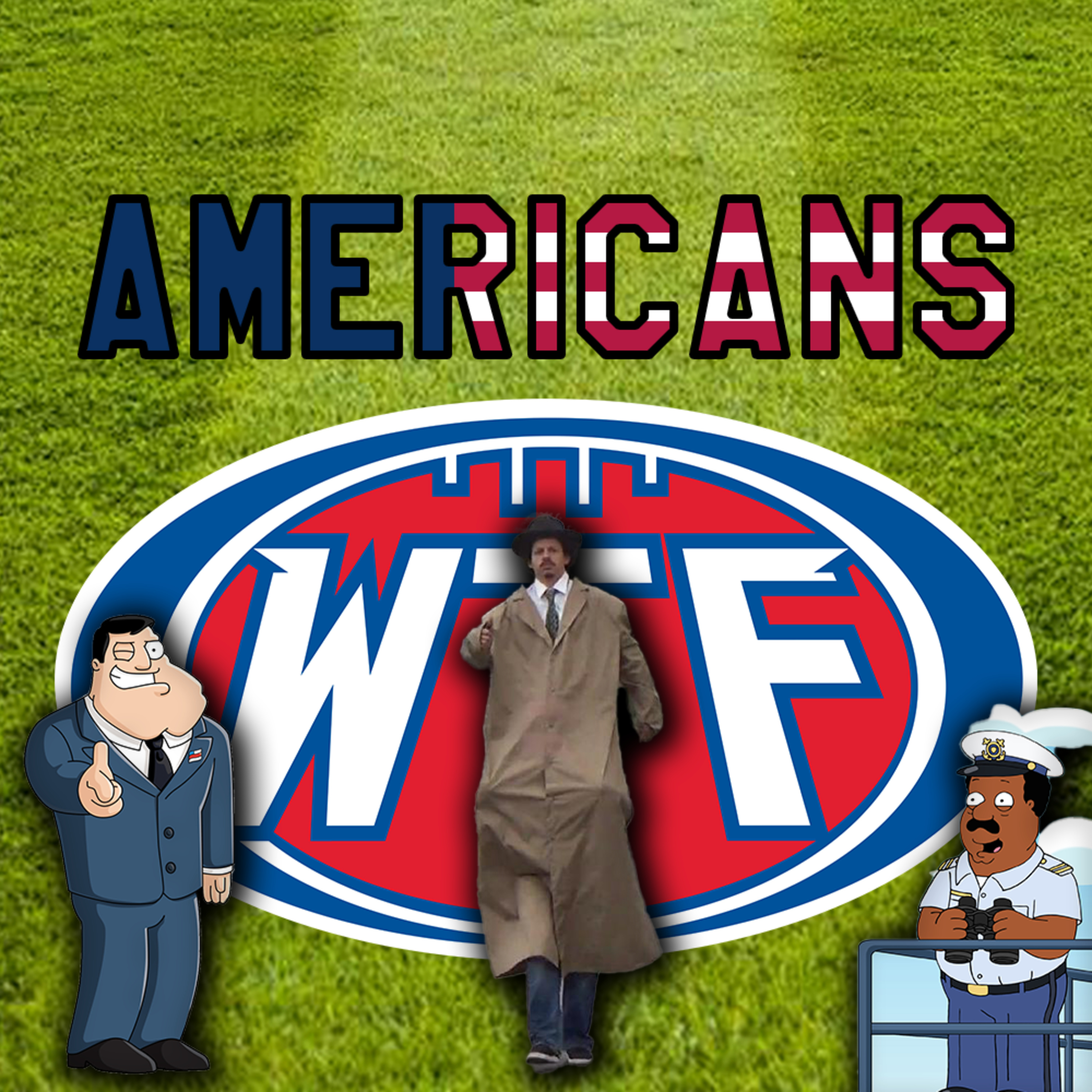 Americans Watching The Footy