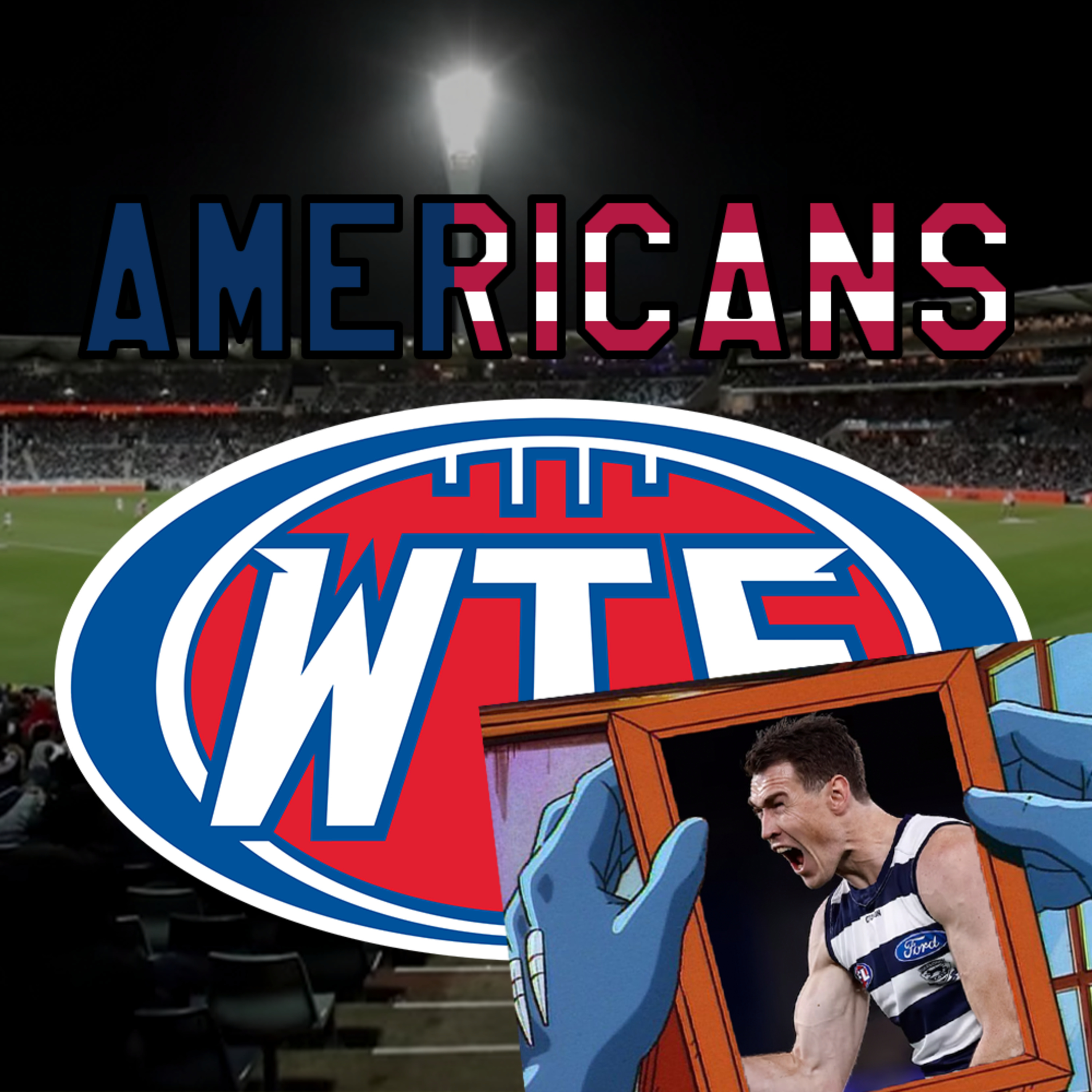Americans Watching The Footy