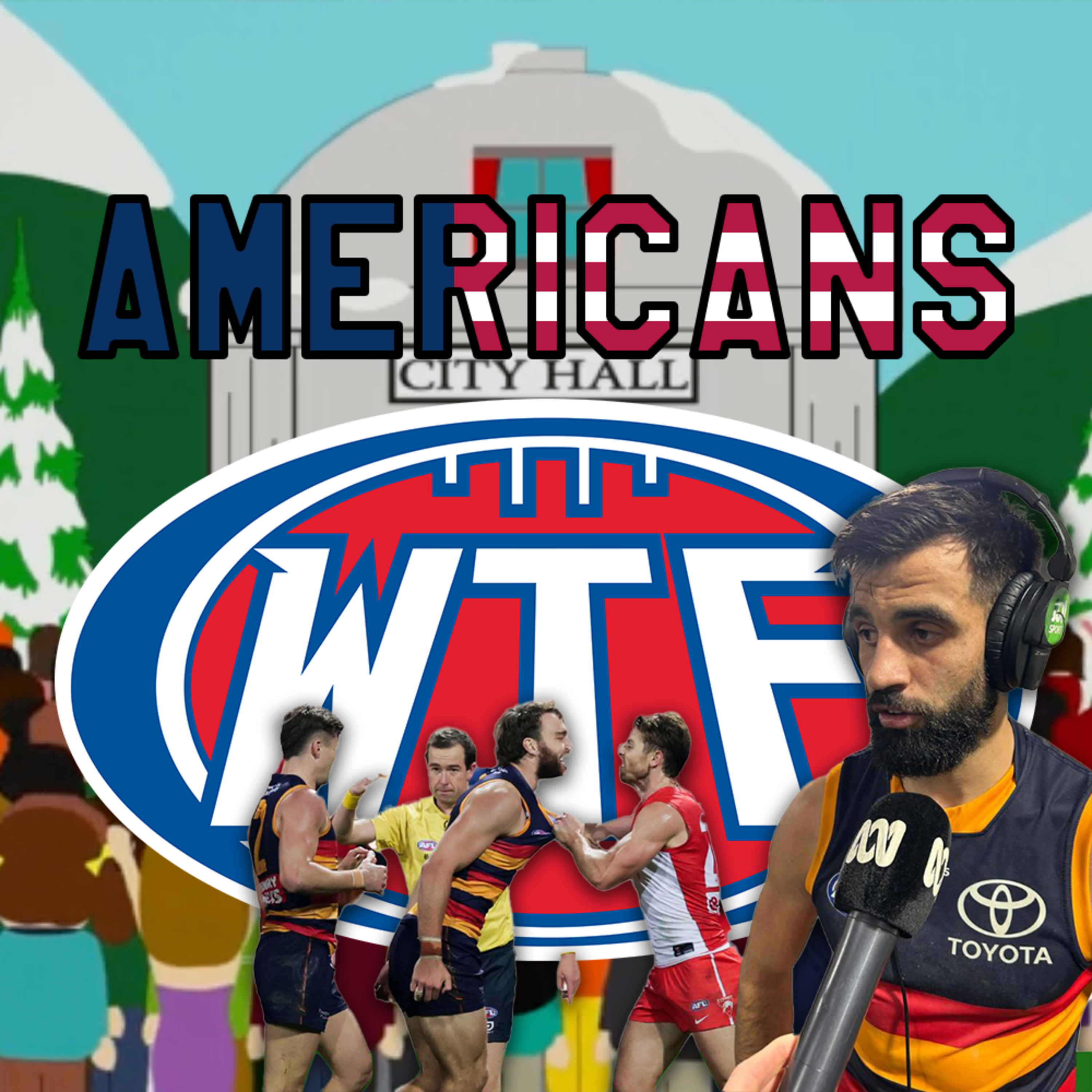 Americans Watching The Footy