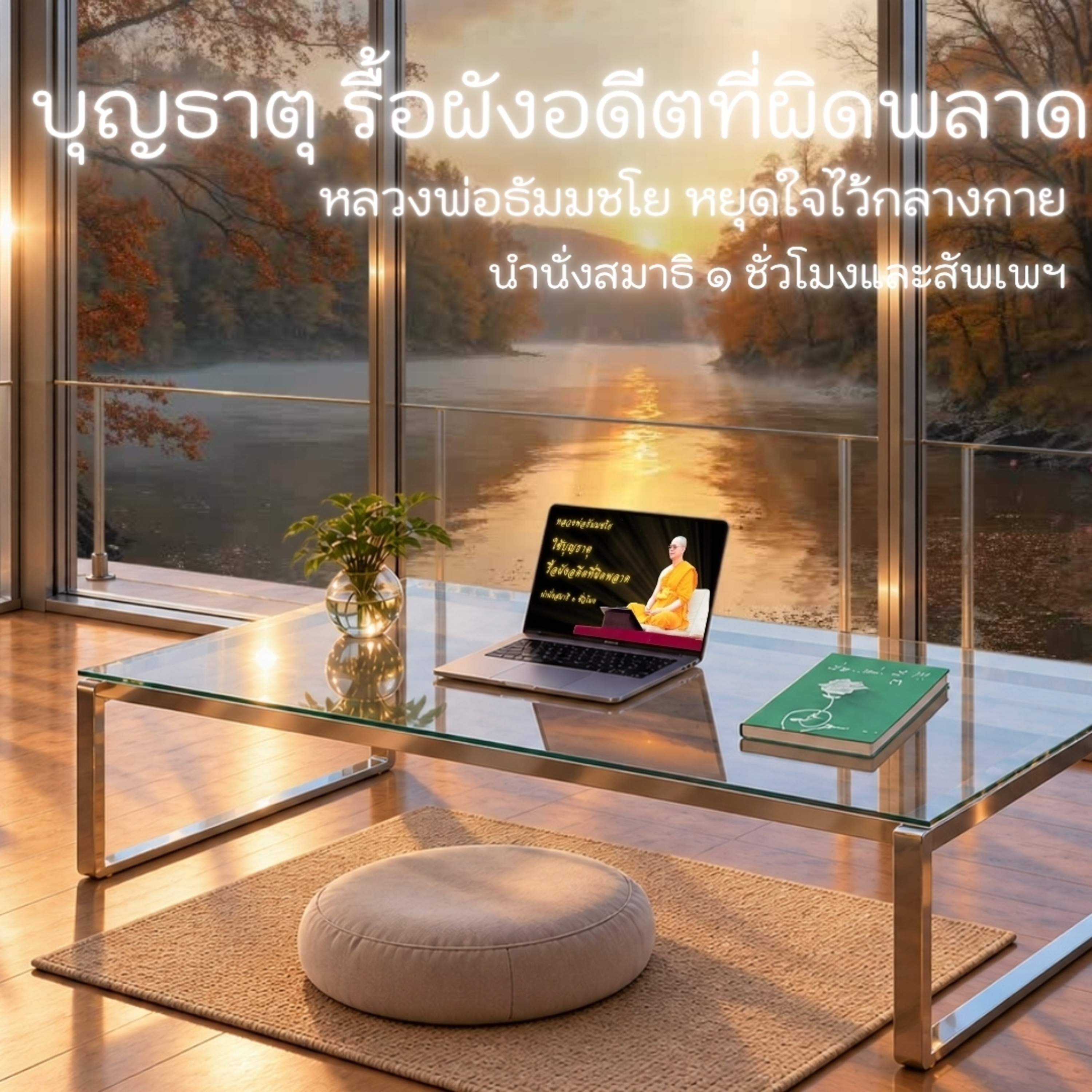หลวงพ่อธัมมชโย นำนั่งสมาธิ