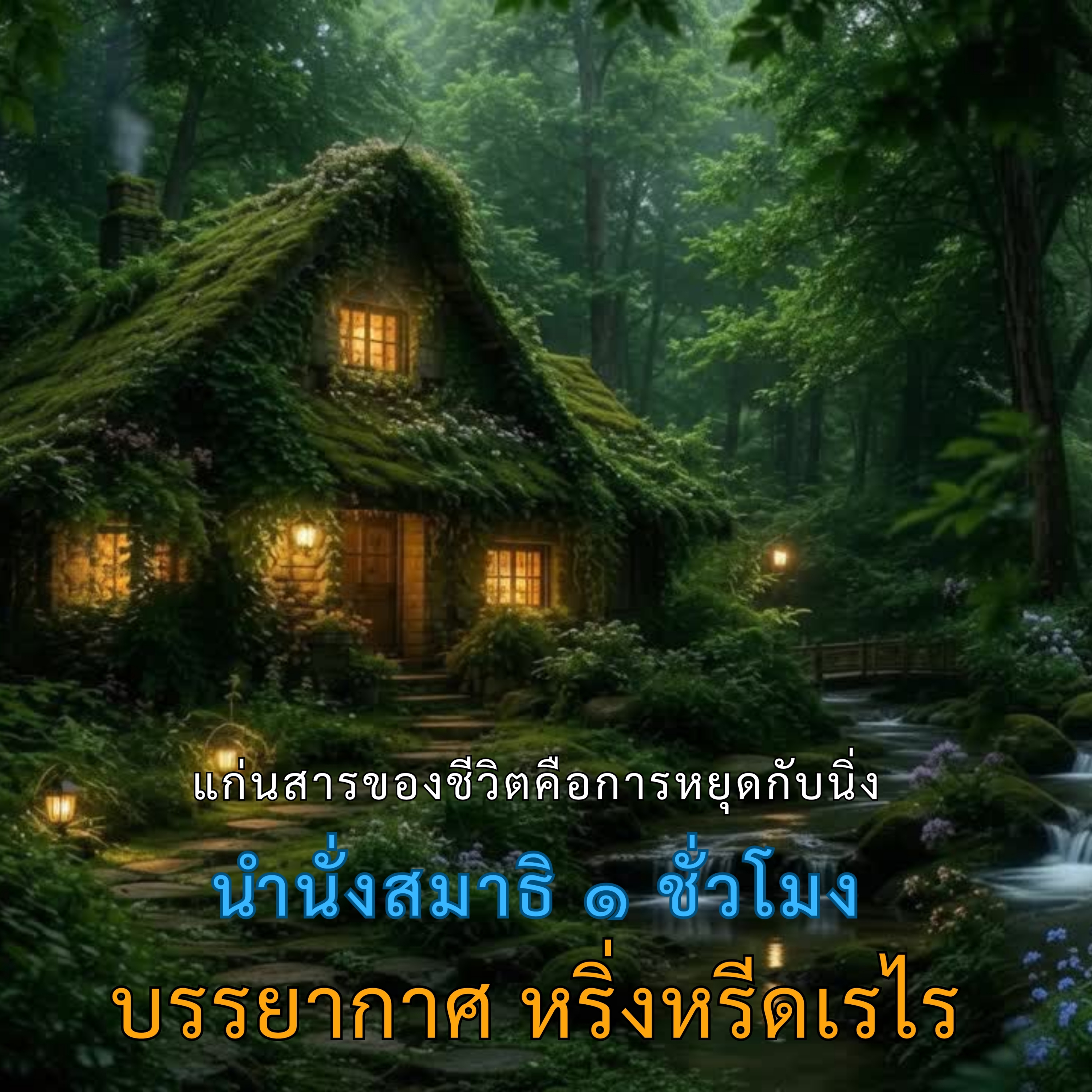 หลวงพ่อธัมมชโย นำนั่งสมาธิ