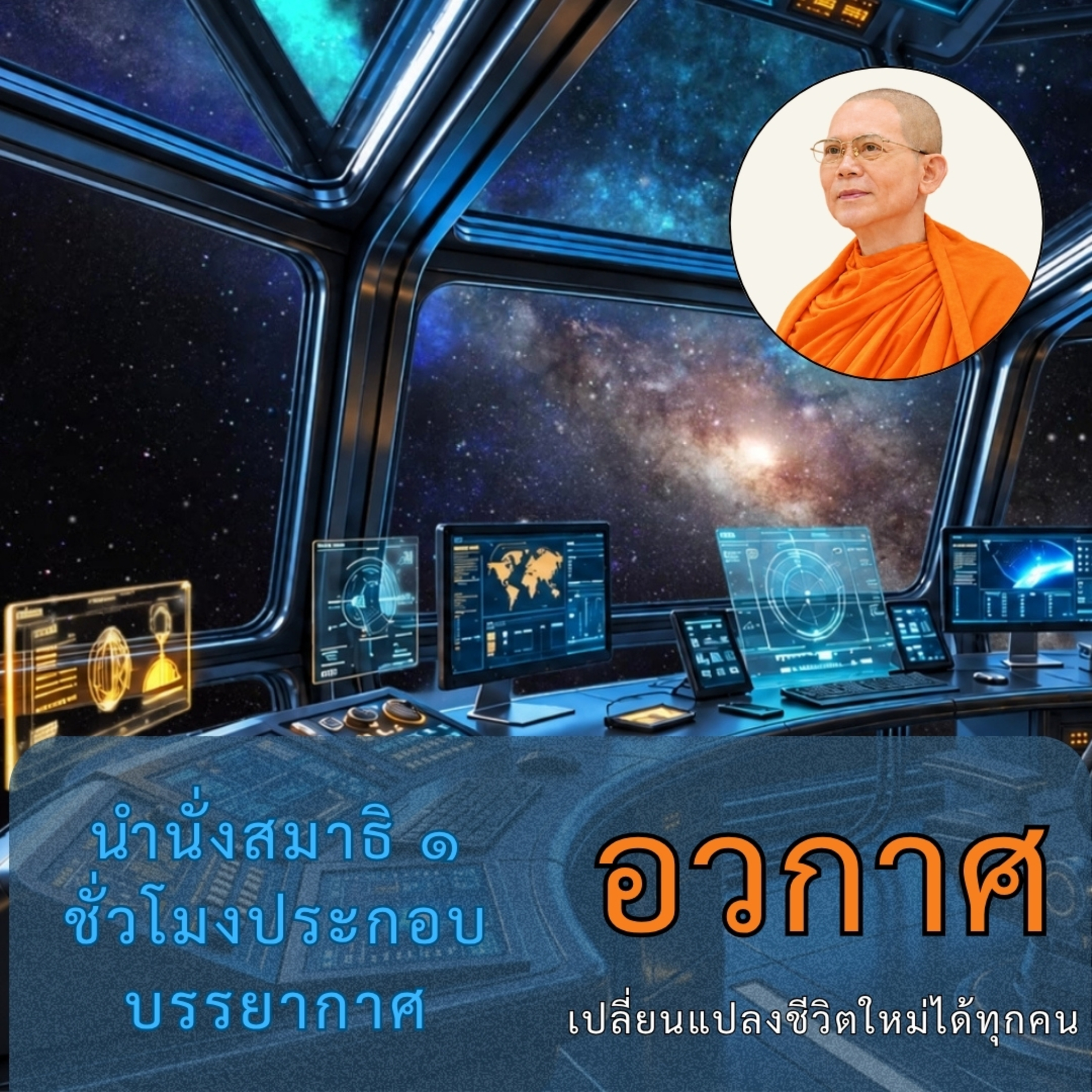 หลวงพ่อธัมมชโย นำนั่งสมาธิ