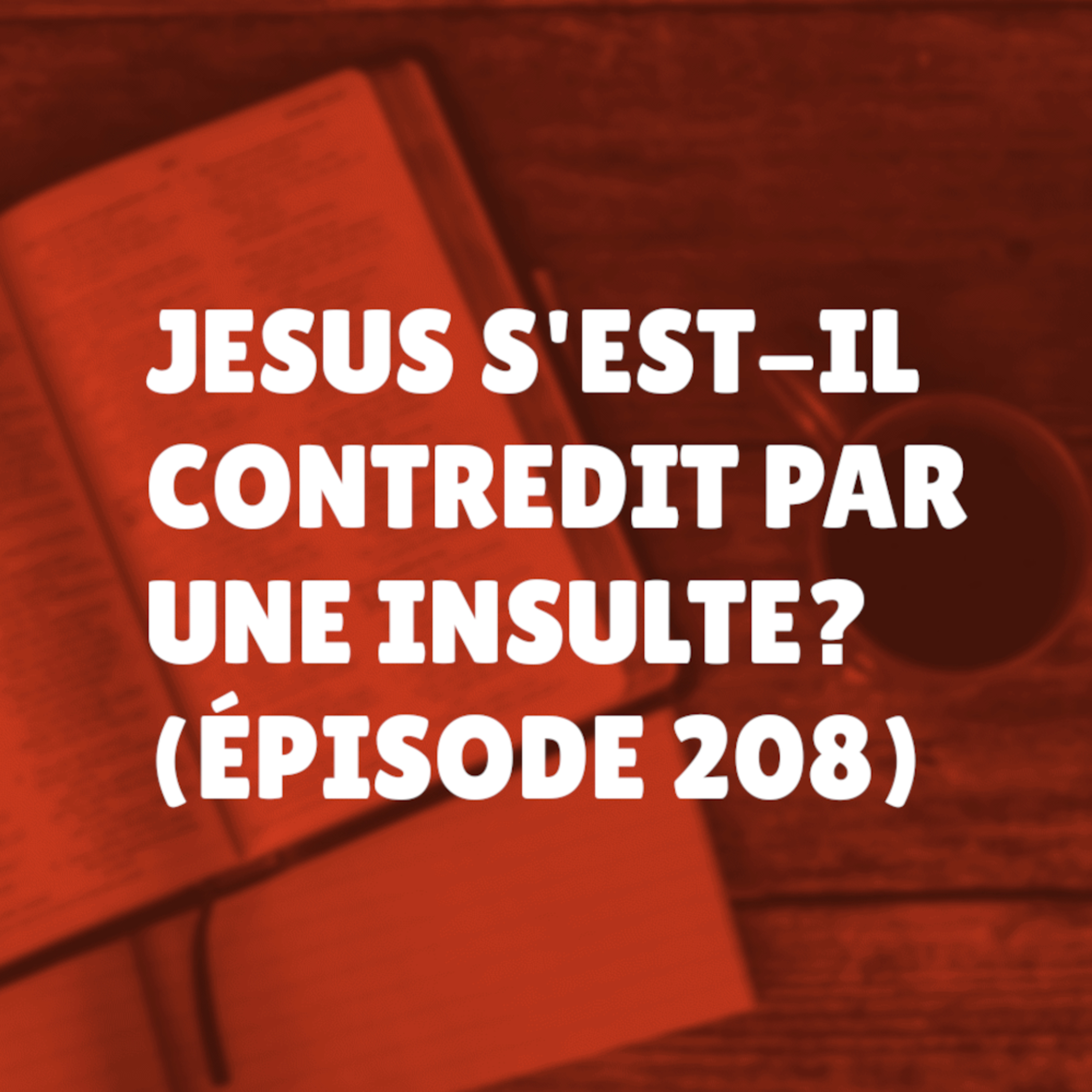 Jésus s'est-il contredit par une insulte? (Épisode 208) episode artwork