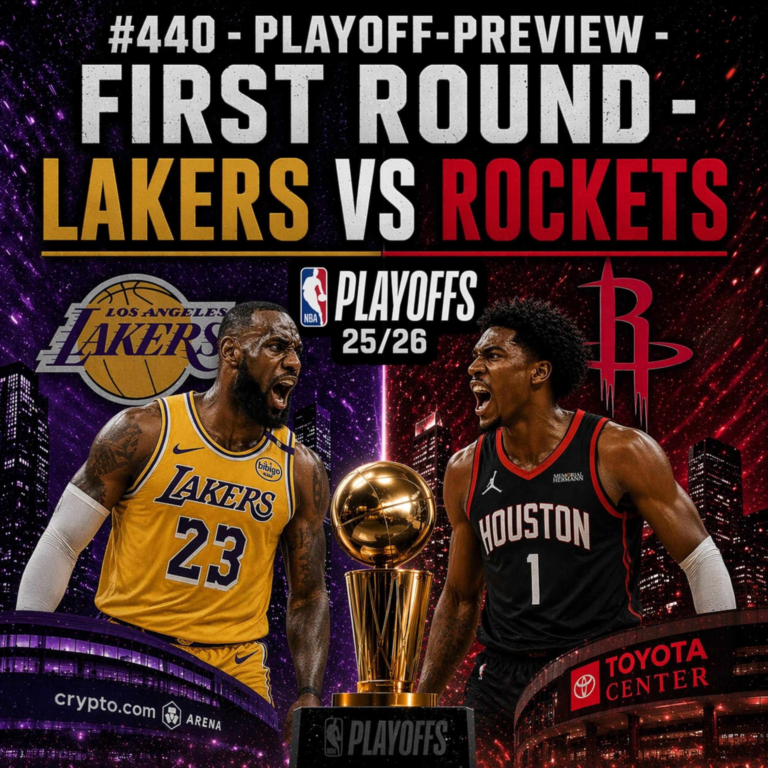 #440 - Playoff-Preview - First Round - Lakers vs Rockets mit Arne Brandt episode artwork