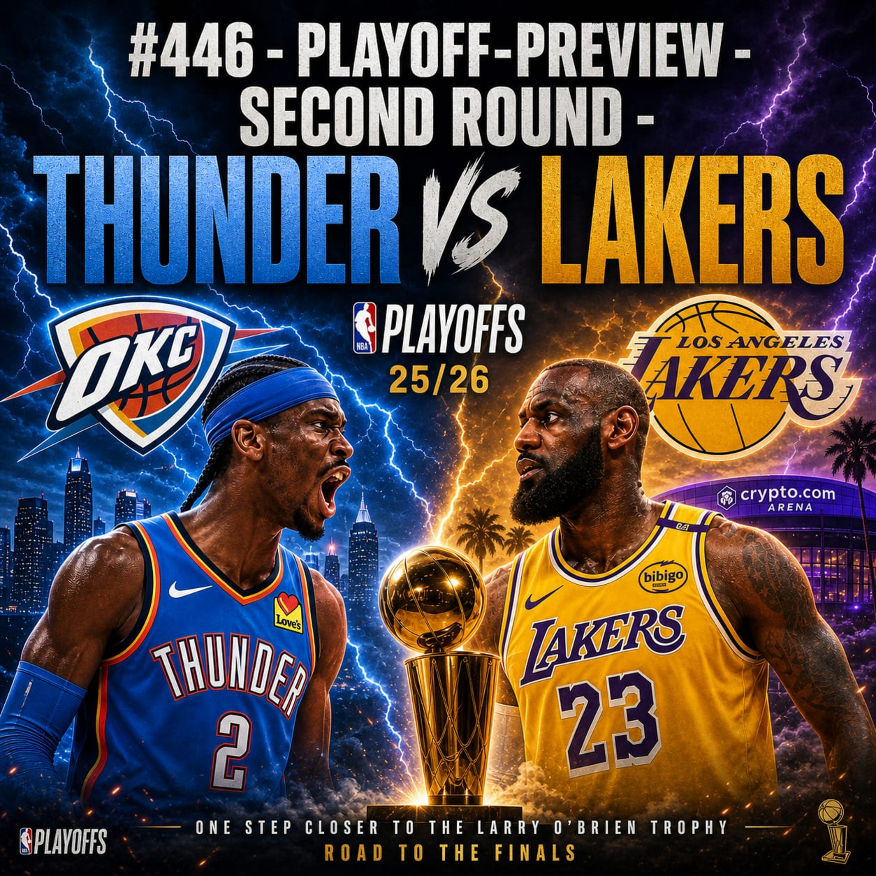 #446 - Playoff-Preview - Second Round - Thunder VS Lakers mit Julius Schubert episode artwork