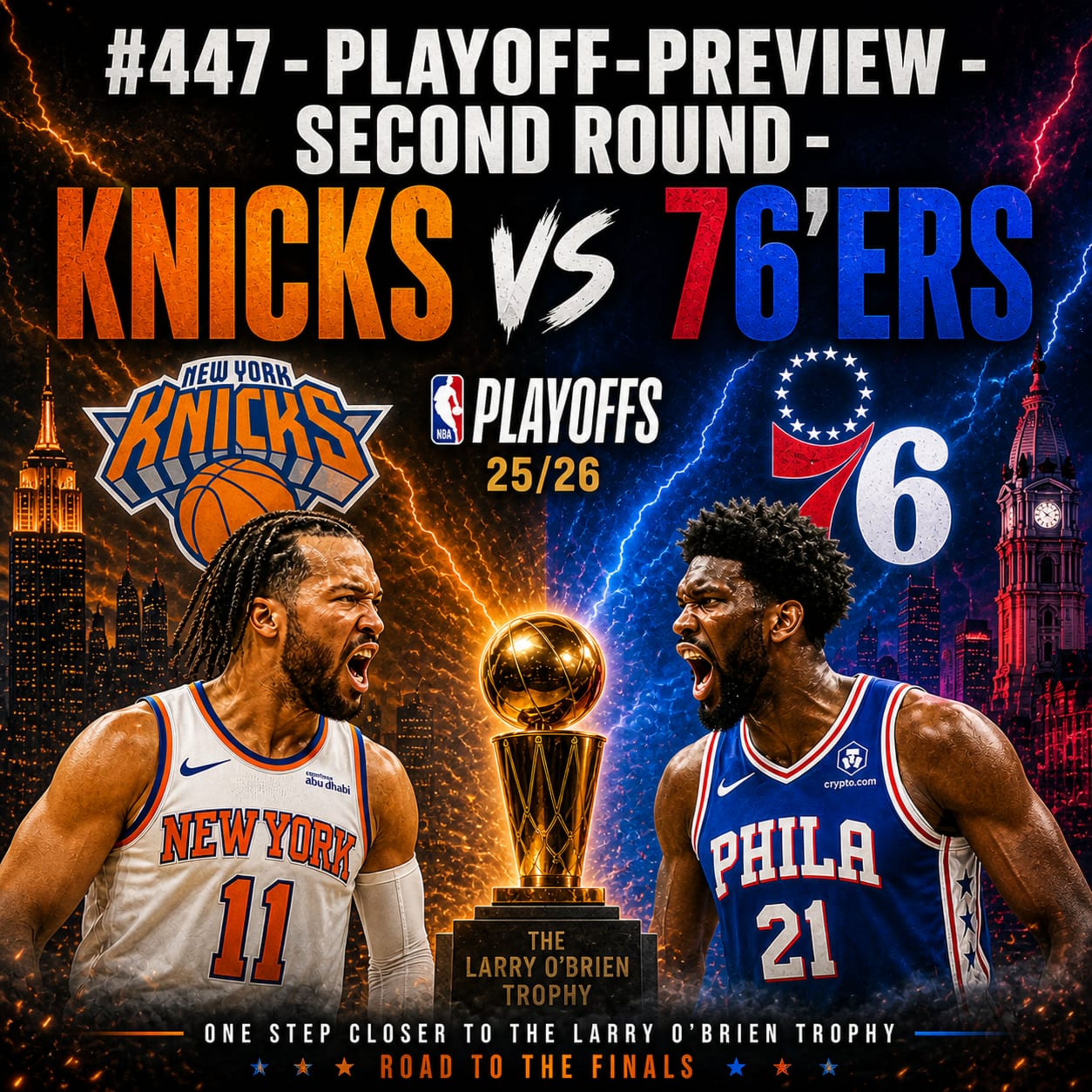 #447 - Playoff Preview - Second Round - Knicks VS Sixers mit Sven Scherer episode artwork