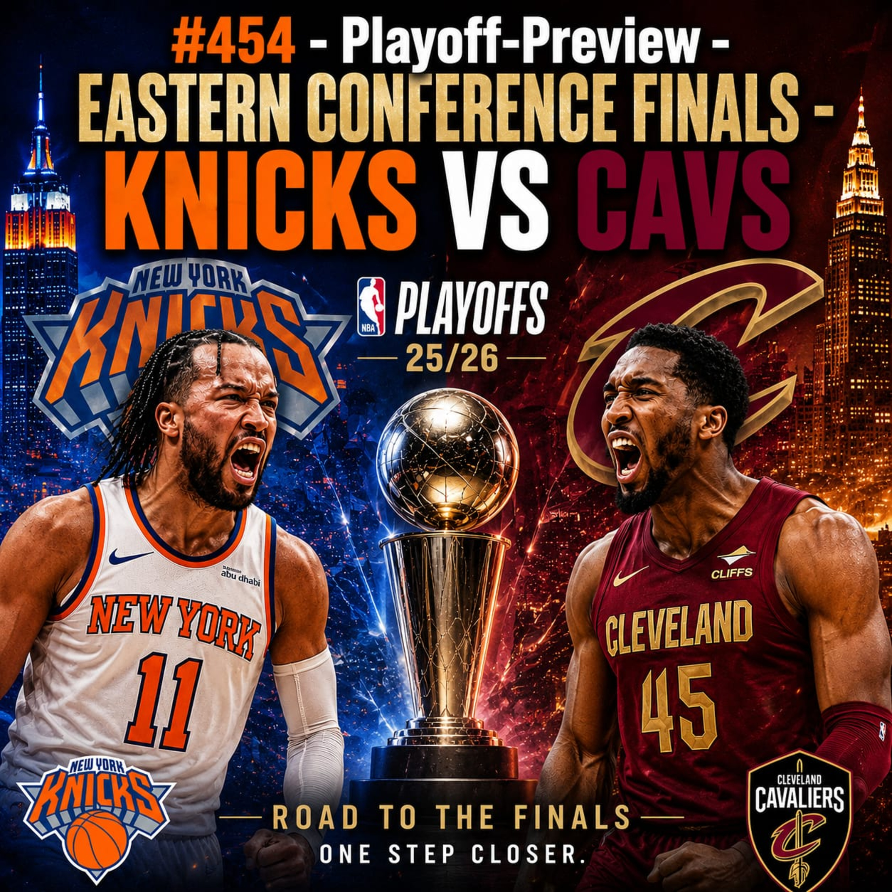 #454 - Playoff- Preview - Eastern Conference Finals - Knicks VS Cavs mit Sven Scherer episode artwork