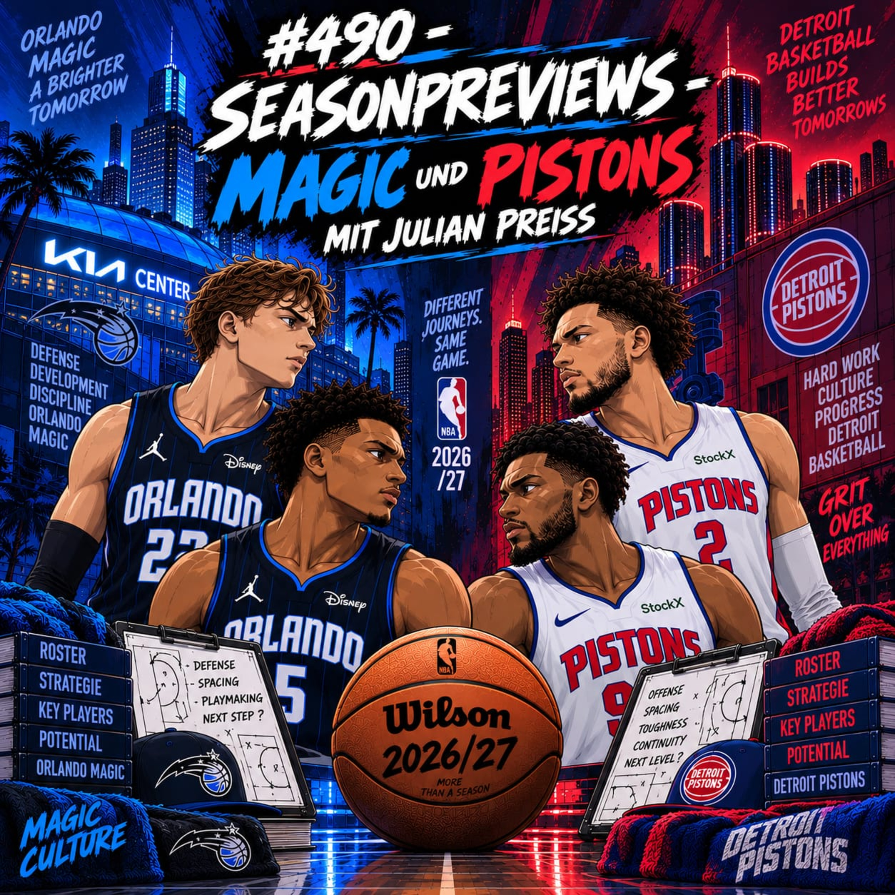 #490 - Seasonpreviews - Magic und Pistons mit Julian Preiss episode artwork