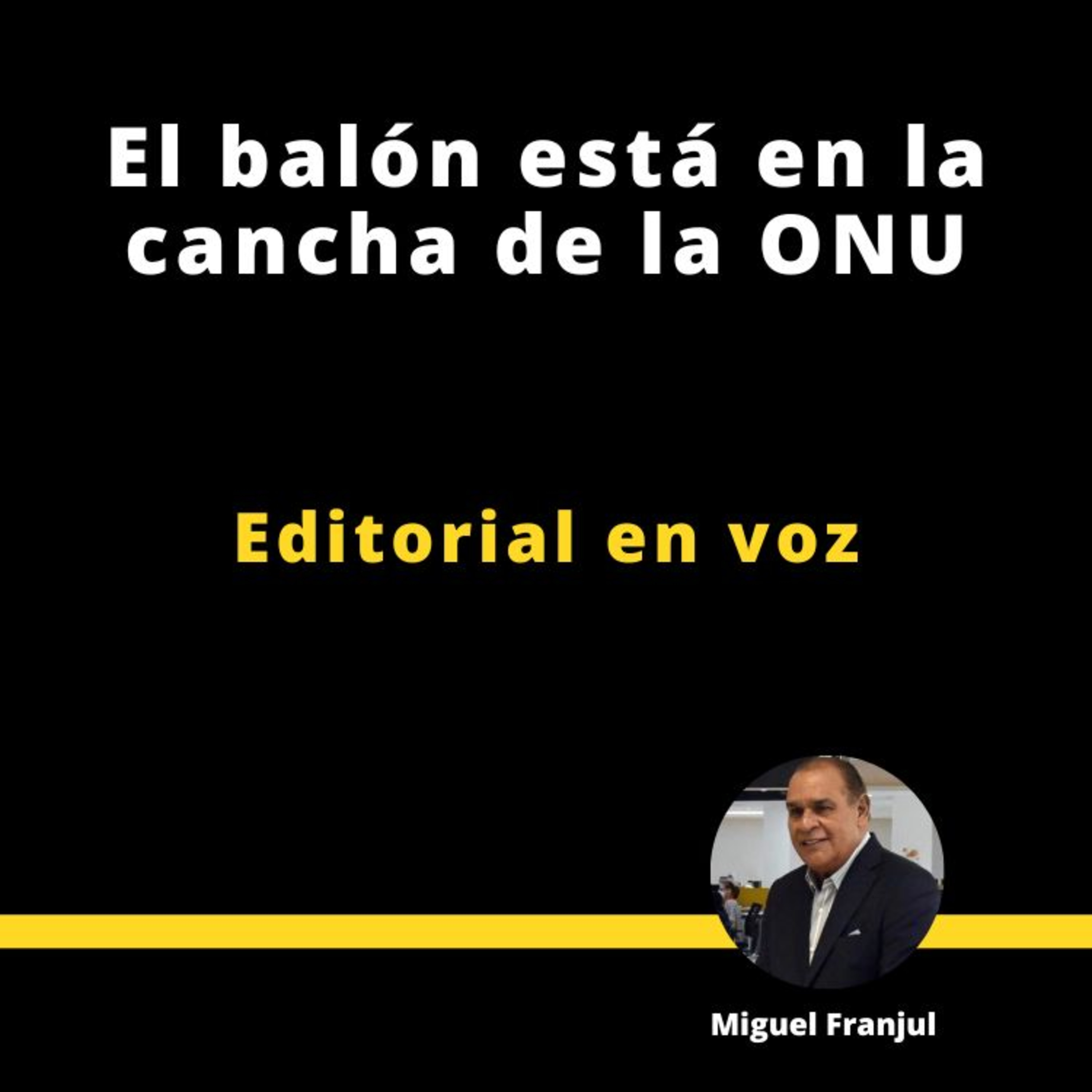 EL BALÓN ESTÁ EN LA CANCHA DE LA ONU episode artwork