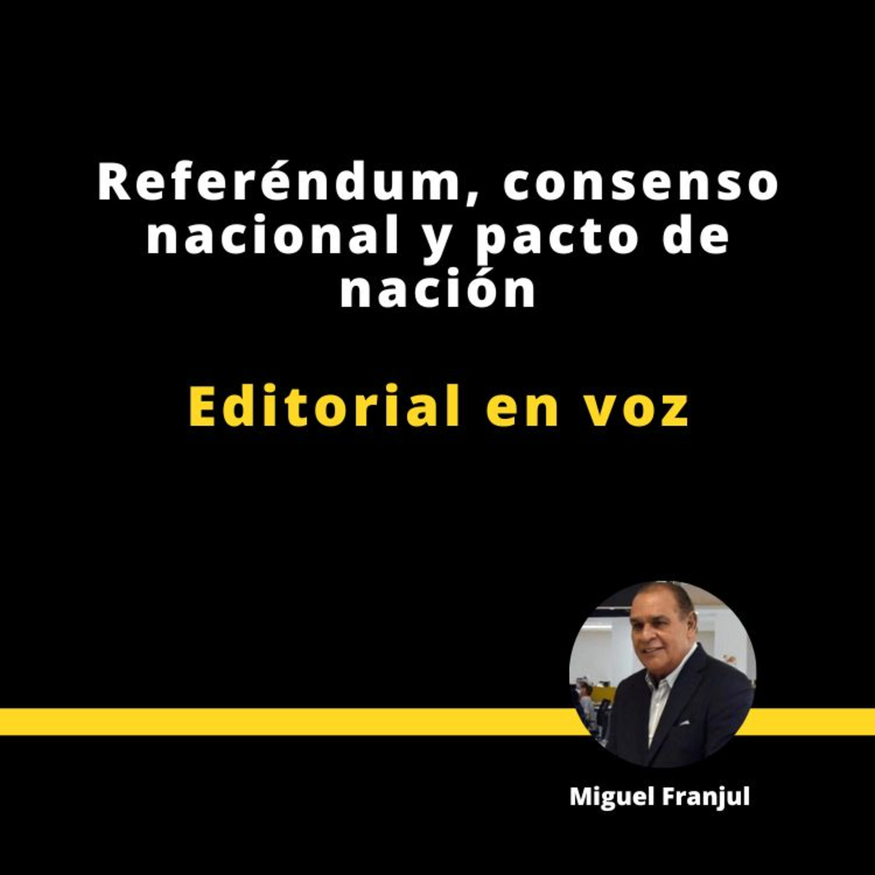 REFERÉNDUM, CONSENSO NACIONAL Y PACTO DE NACIÓN episode artwork