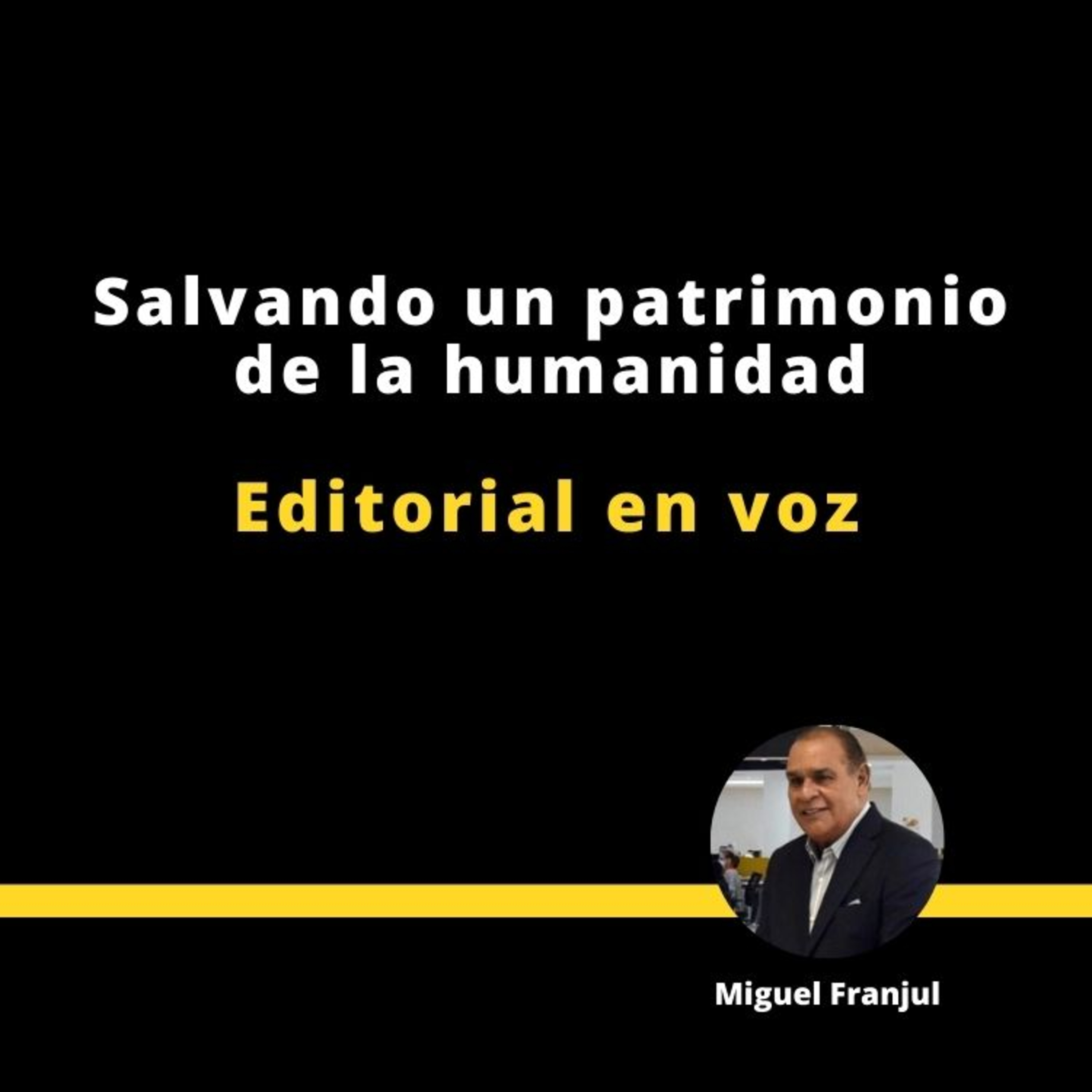 Salvando un patrimonio de la humanidad  episode artwork