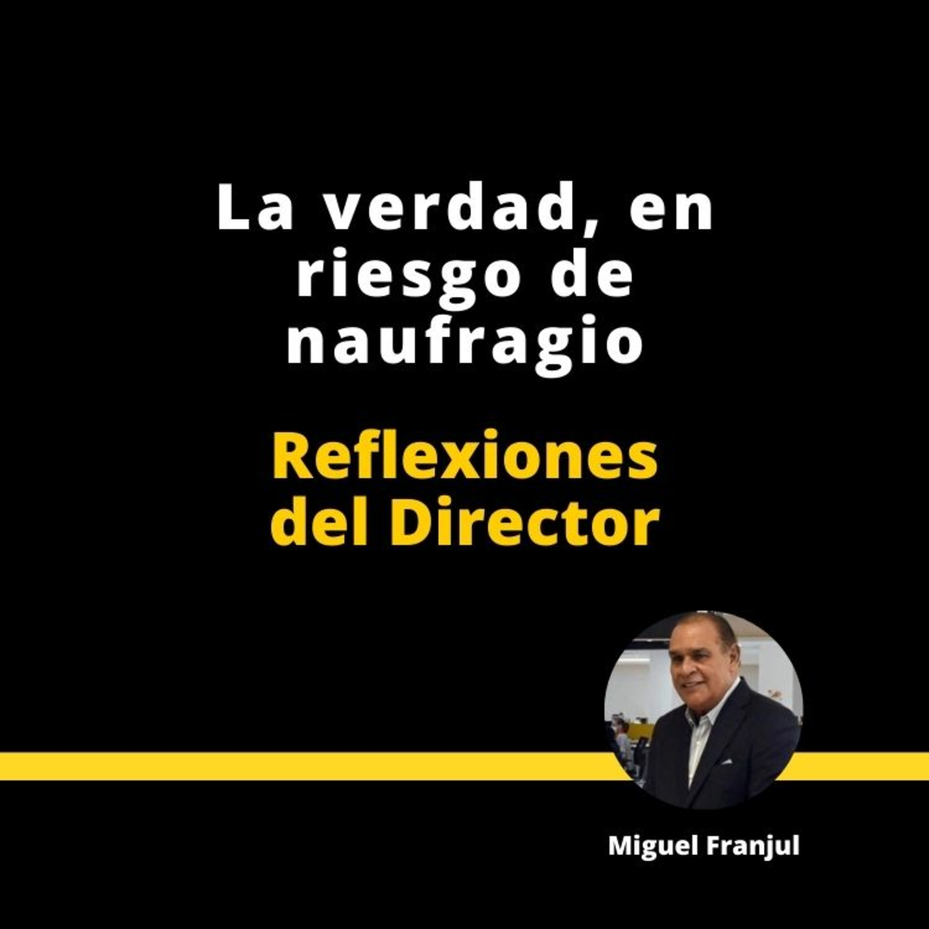 La verdad, en riesgo de naufragio episode artwork