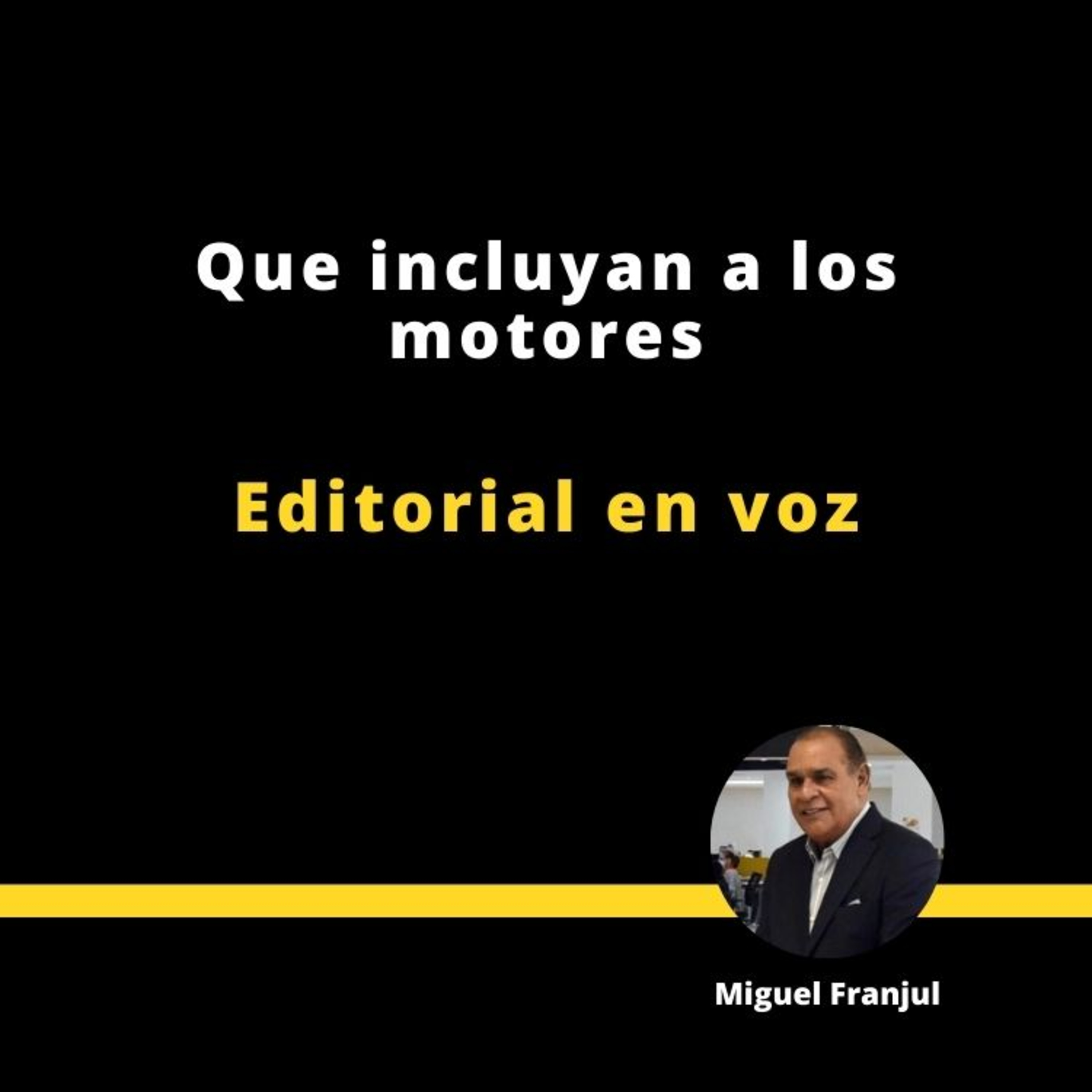 Que incluyan a los motores episode artwork