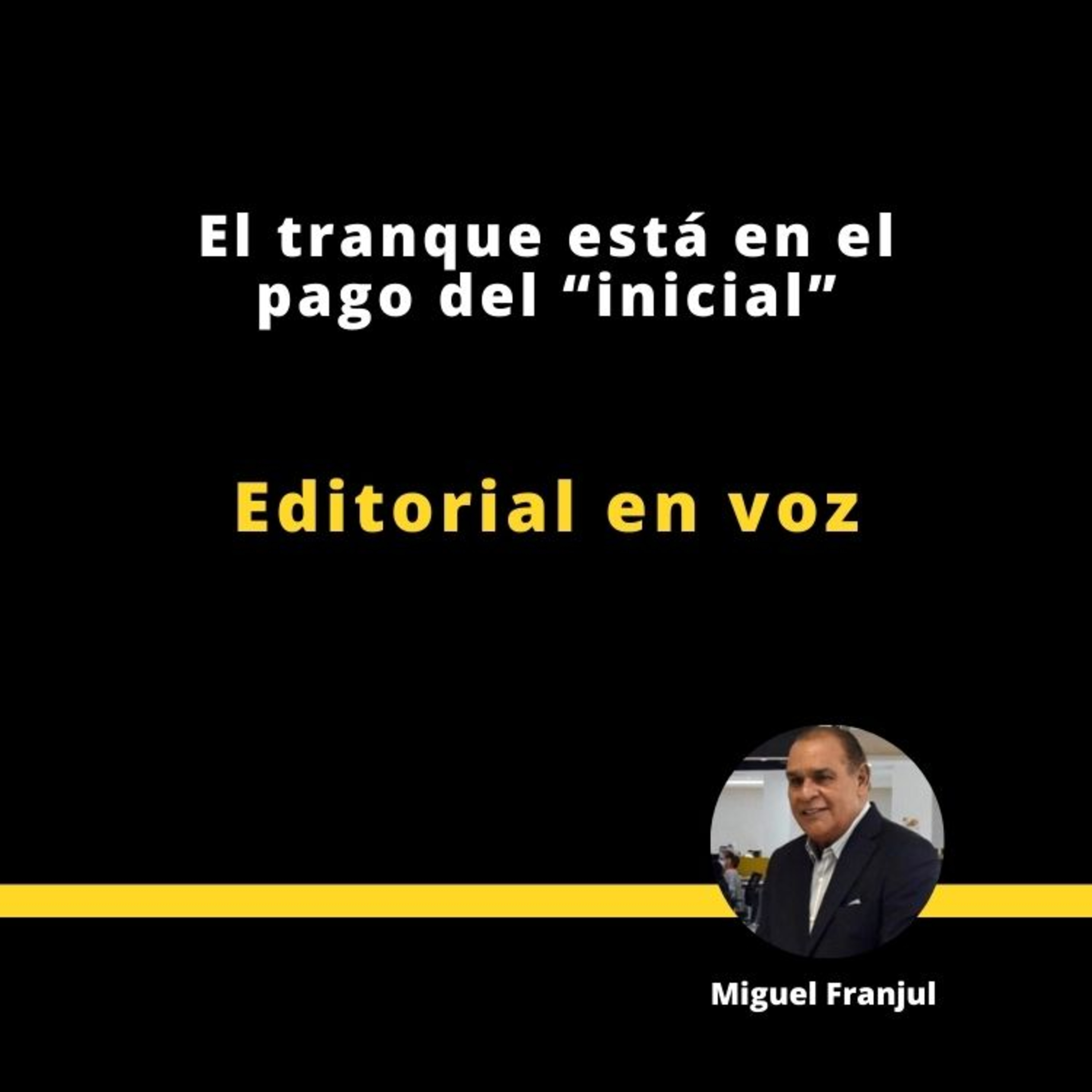 El tranque está en el pago del "inicial" episode artwork