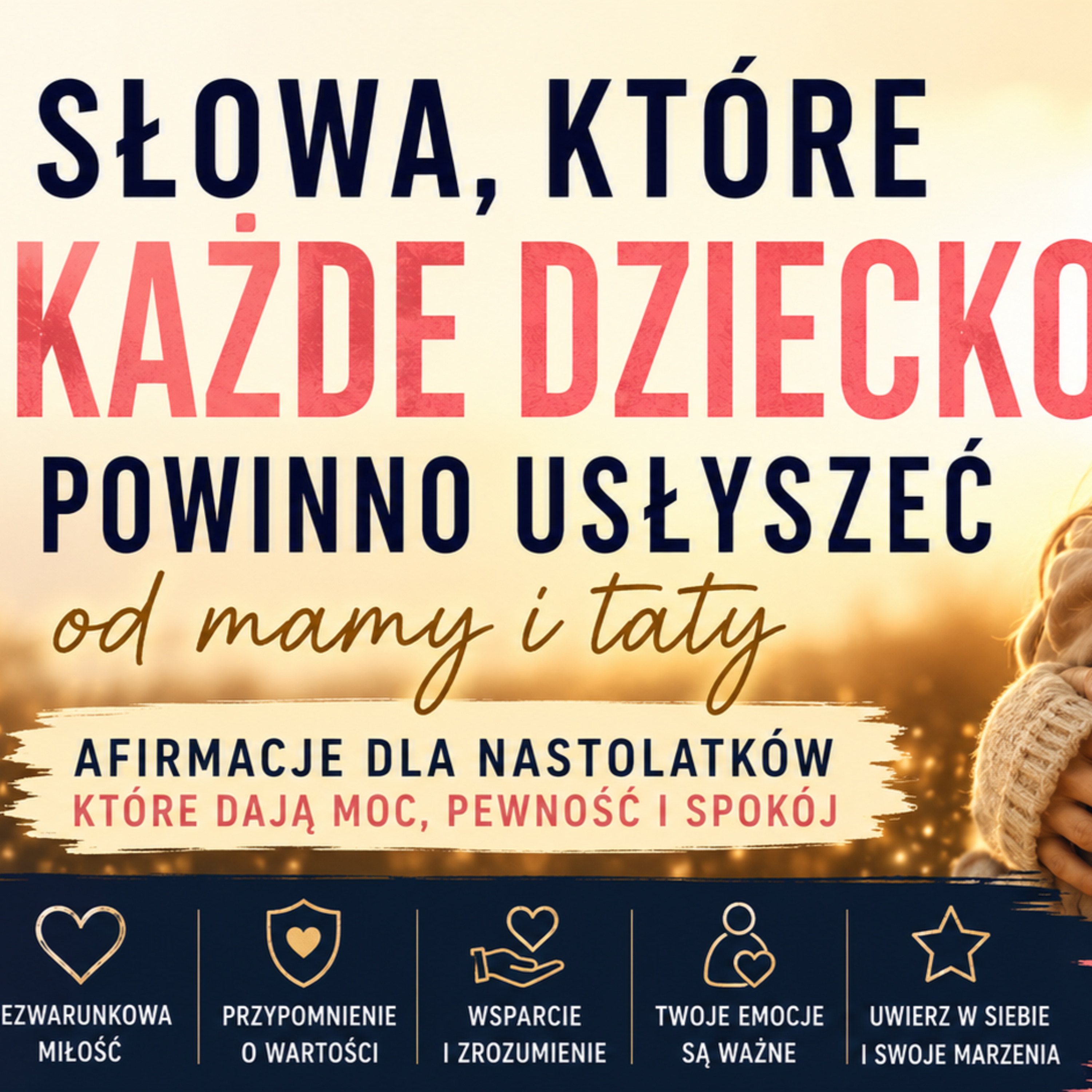 Słowa, które każde dziecko powinno usłyszeć. Afirmacje dla nastolatków i wewnętrznego dziecka episode artwork