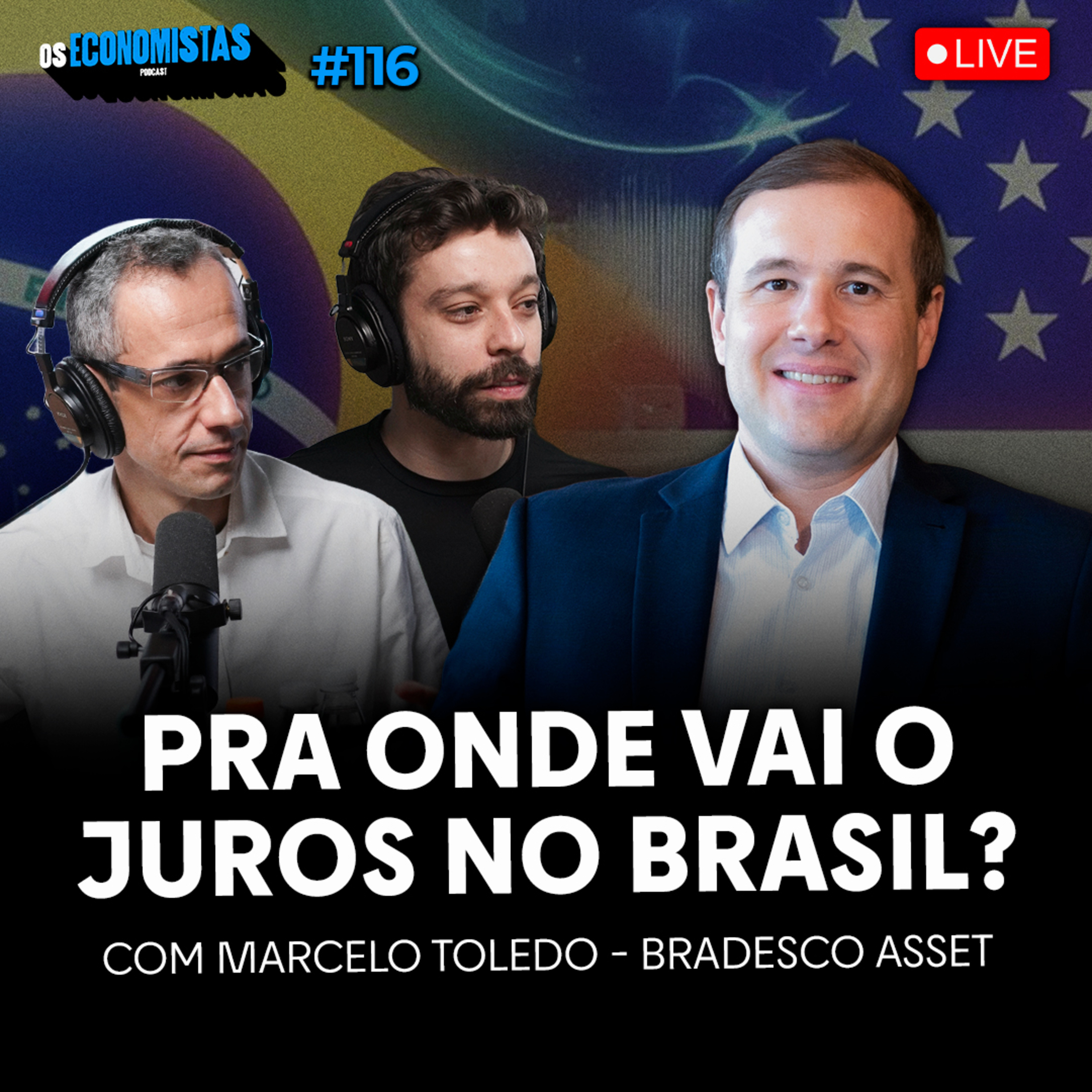 PARA ONDE VAI O JUROS NO BRASIL? (JUROS NO BRASIL E EUA E INFLAÇÃO) | Os Economistas 116 episode artwork