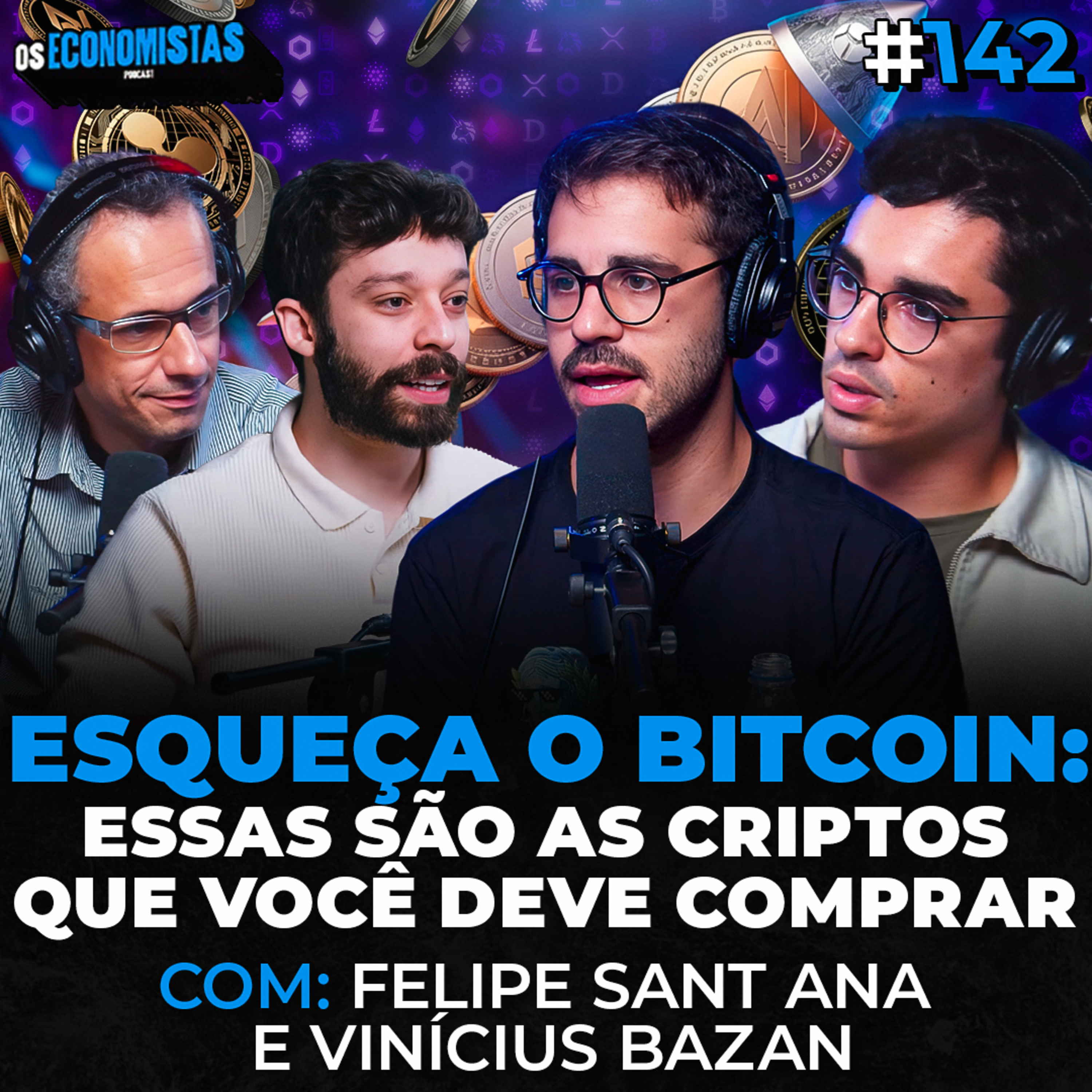 ALTCOINS SUBINDO MUITO: QUAIS SÃO AS MELHORES CRIPTOS PARA INVESTIR? | Os Economistas 142 episode artwork