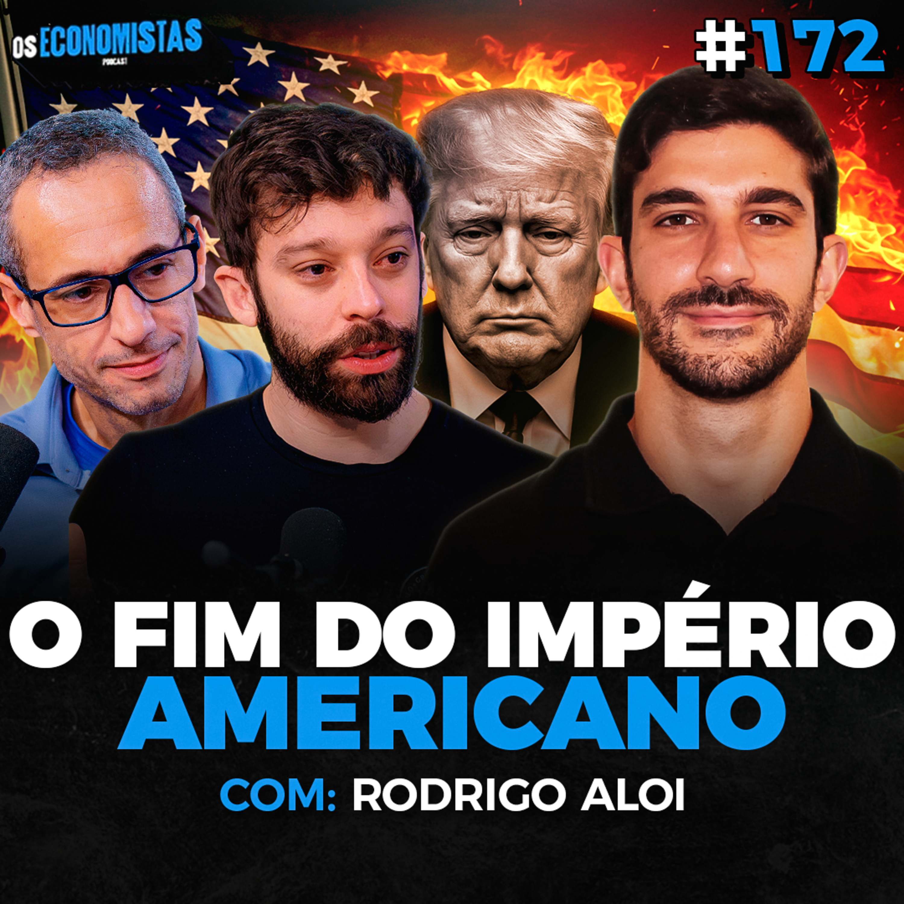 OS ESTADOS UNIDOS VÃO QUEBRAR? RISCO DE CALOTE NA DÍVIDA e JUROS ALTOS | Os Economistas 172 episode artwork