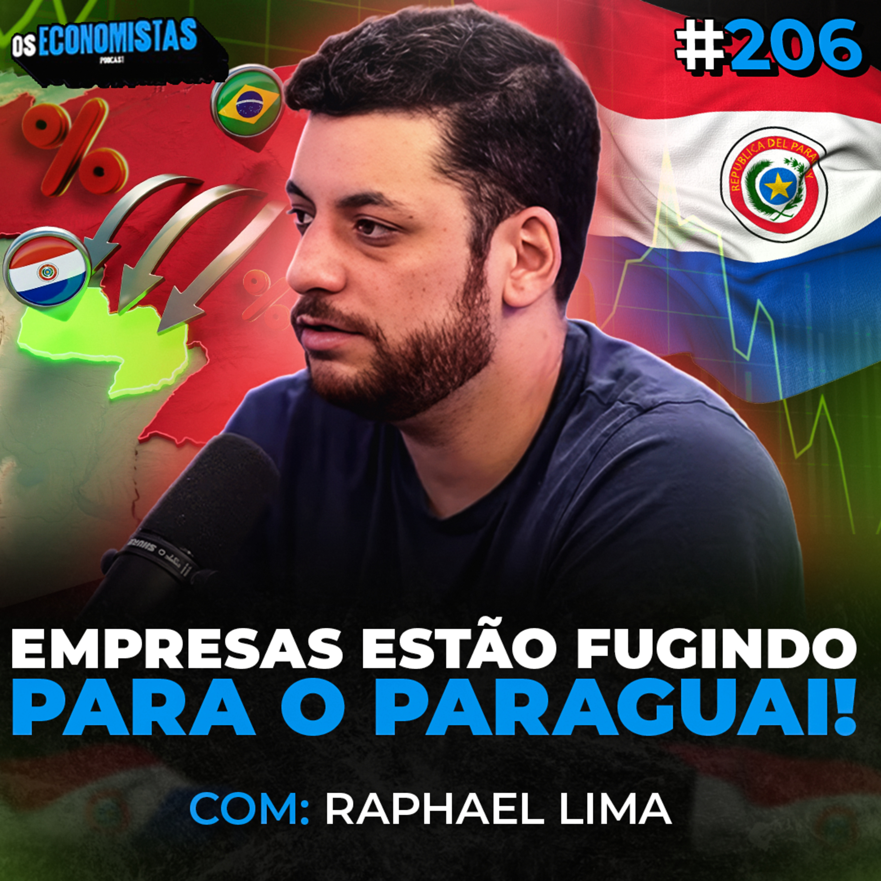 POR QUE BRASILEIROS ESTÃO FUGINDO PARA O PARAGUAI? | PARA PAGAR MENOS IMPOSTOS | Os Economistas 206 episode artwork