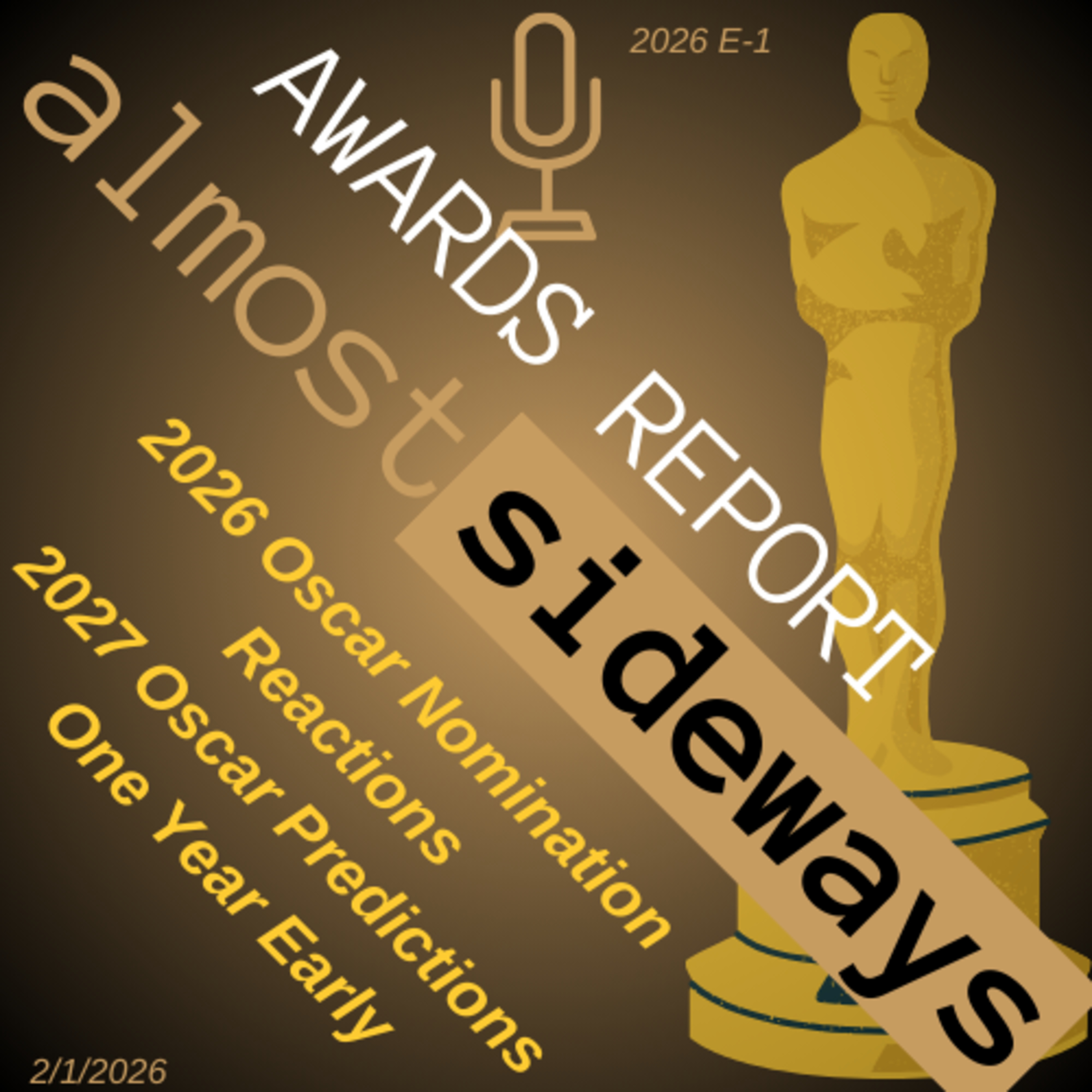 Awards Report: 2026 E1 - 2026 Oscar Nomination Reactions, 2027 Oscar Predictions 1 Year Early!
