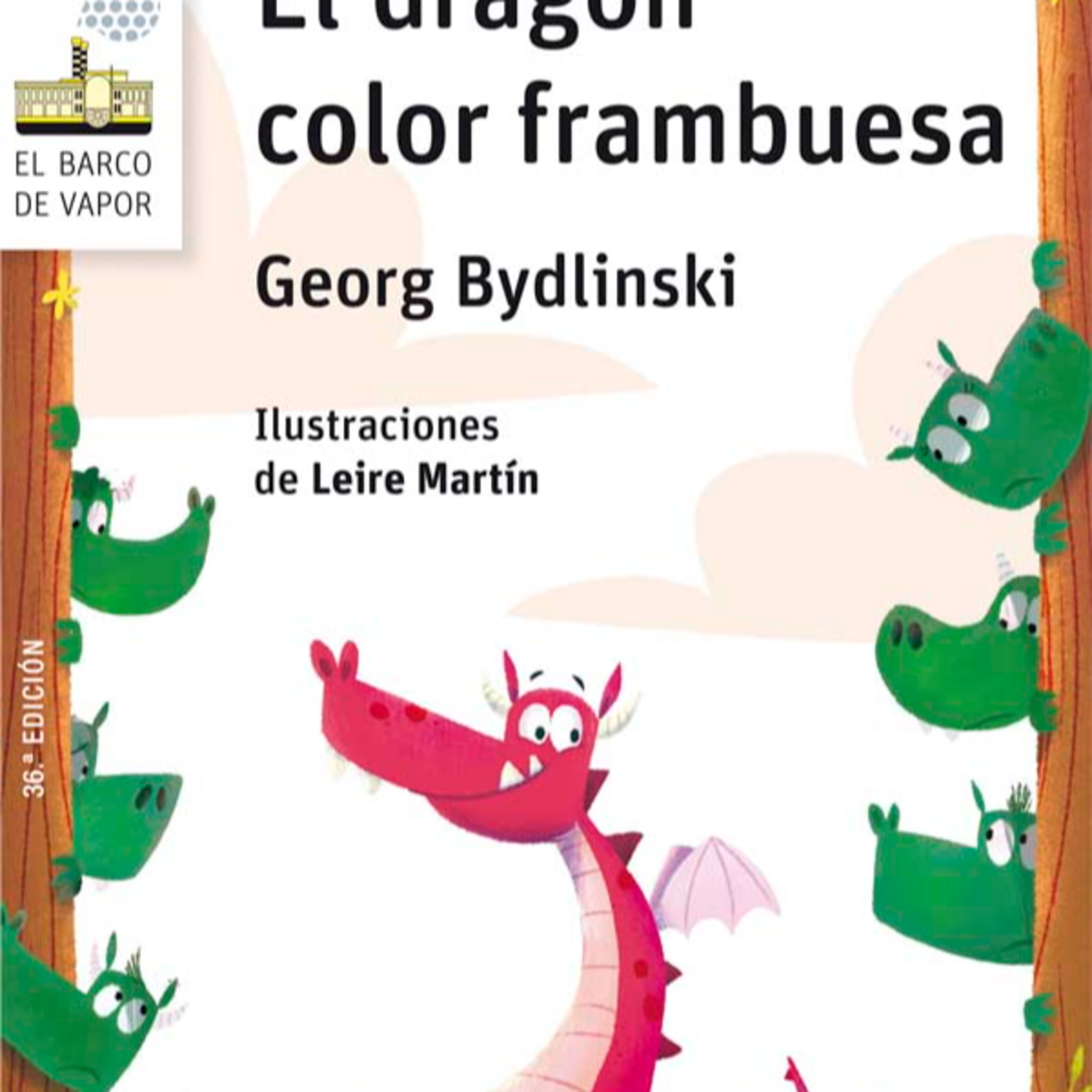 El dragon color frambuesa