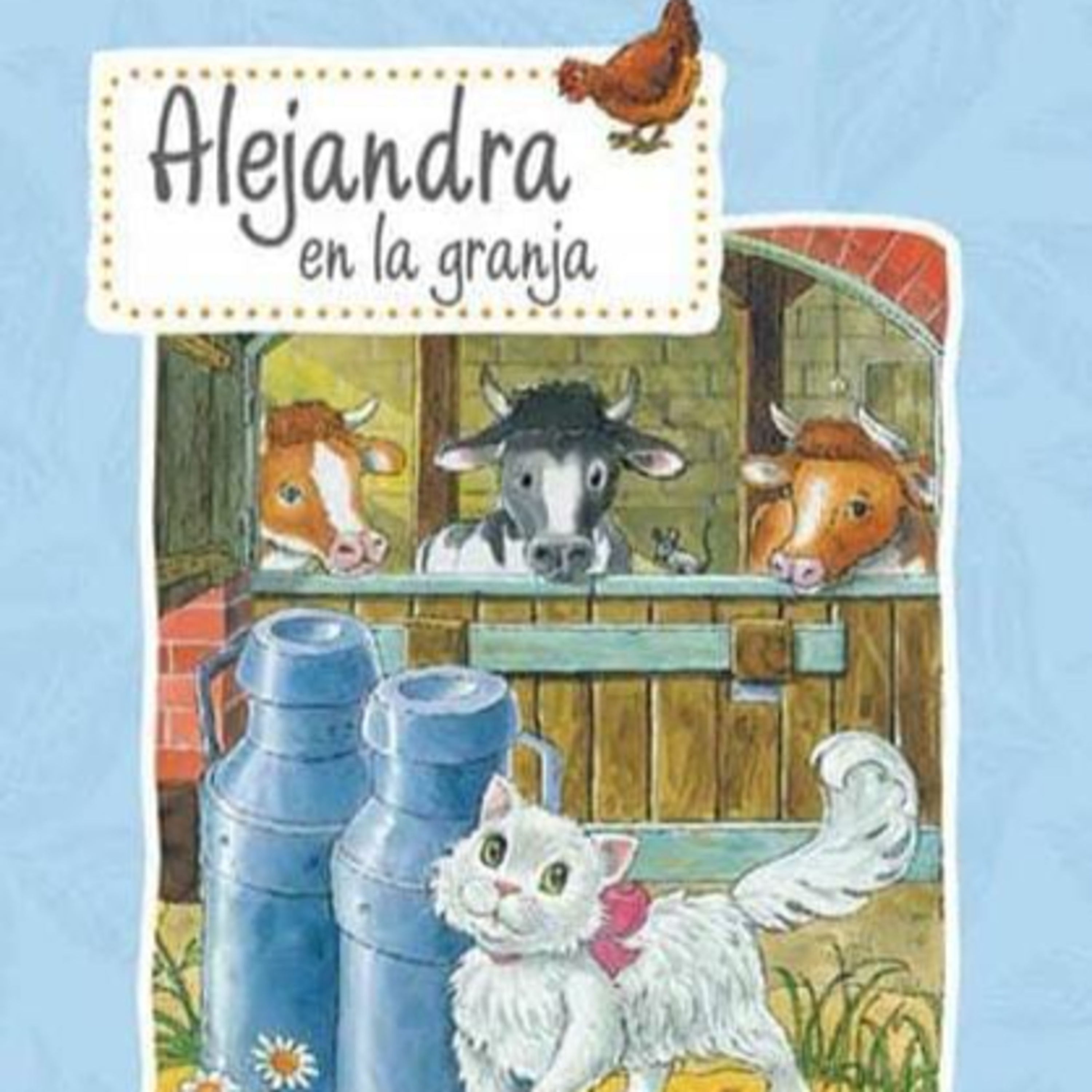 Alejandra en la granja.