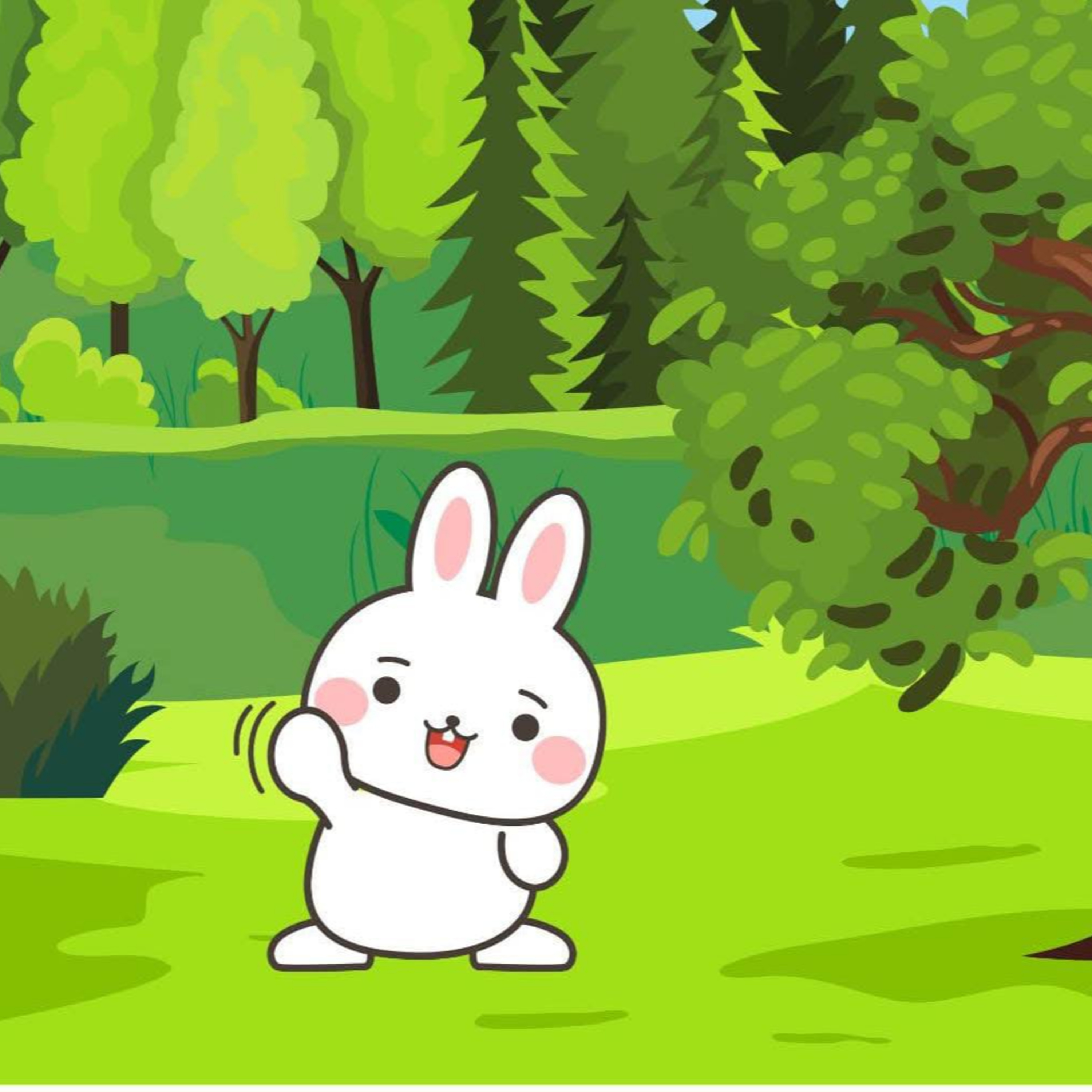 La aventura de tito el conejo y la zanahoria magica.