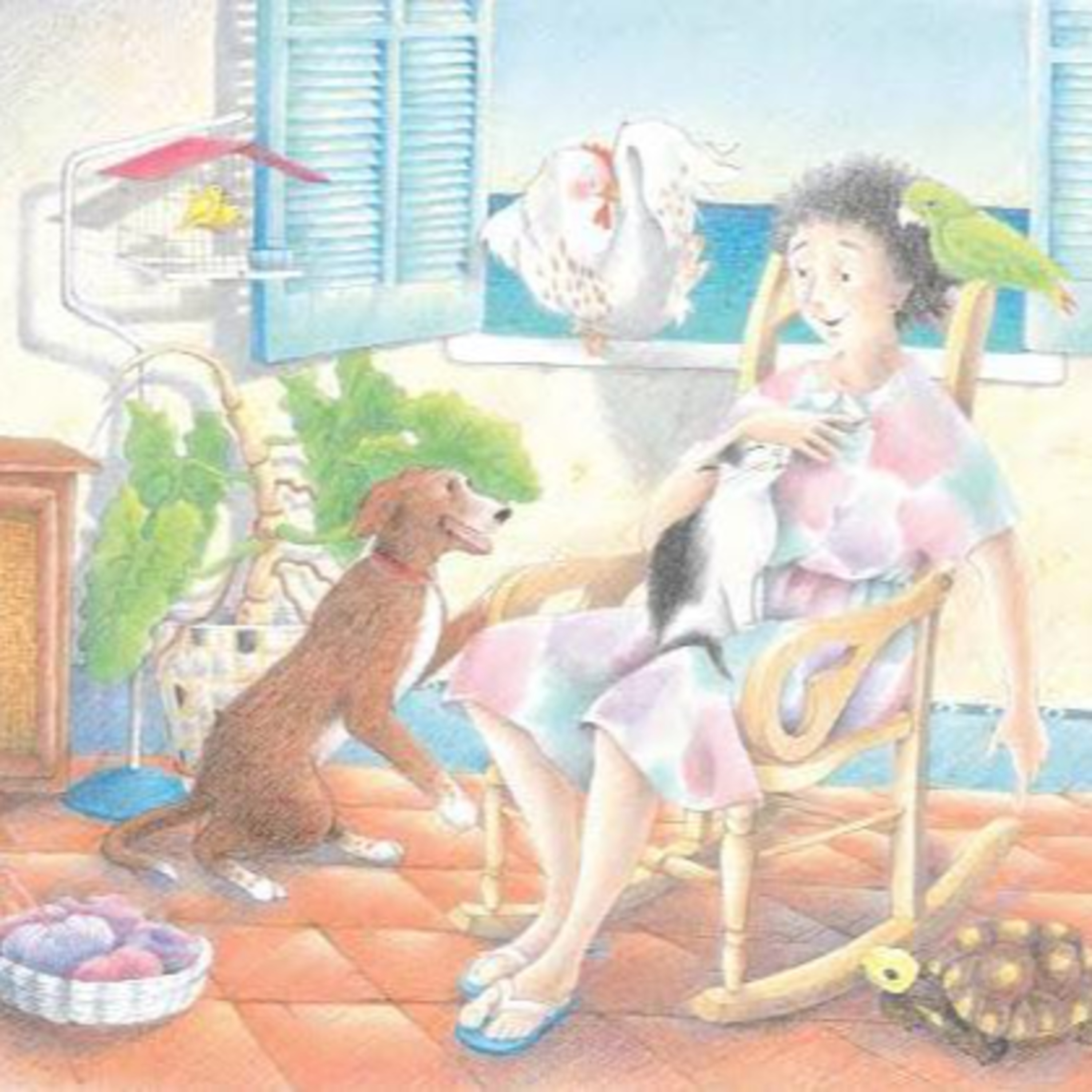 Rosaura en bicicleta.