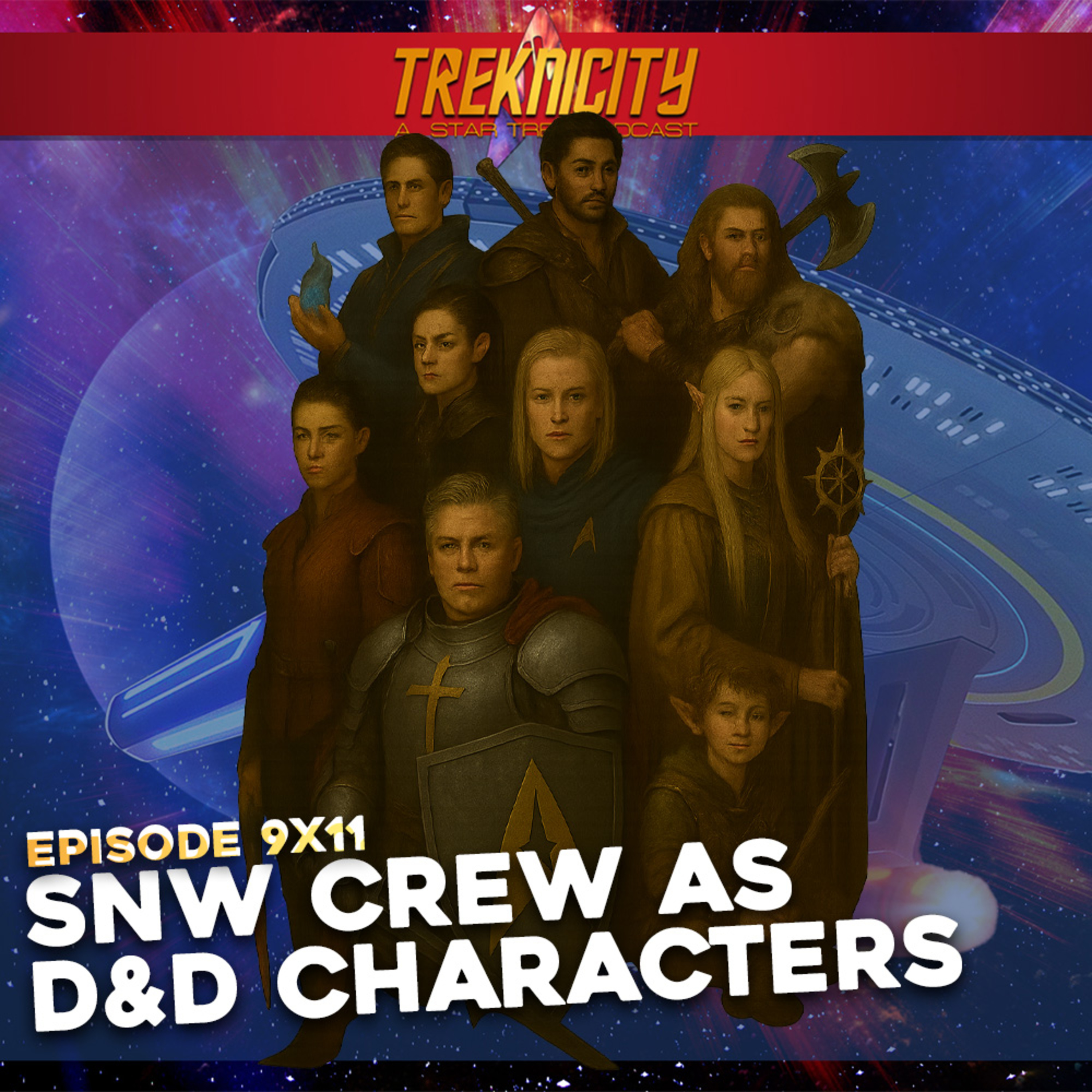 Treknicity – Season 09 – Episode 11 – “SNW Crew as D&D Characters”