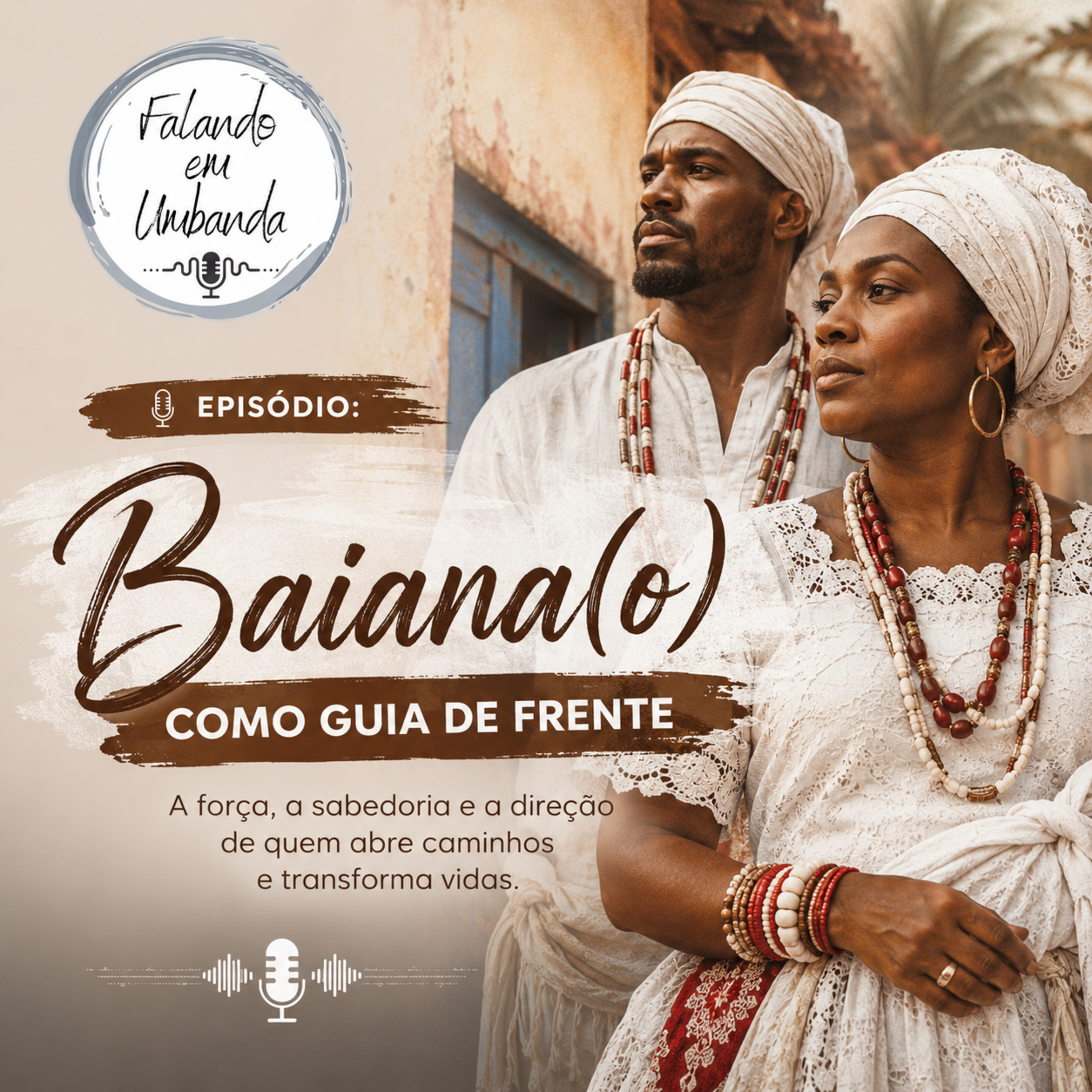 Baiana(o) como guia de frente