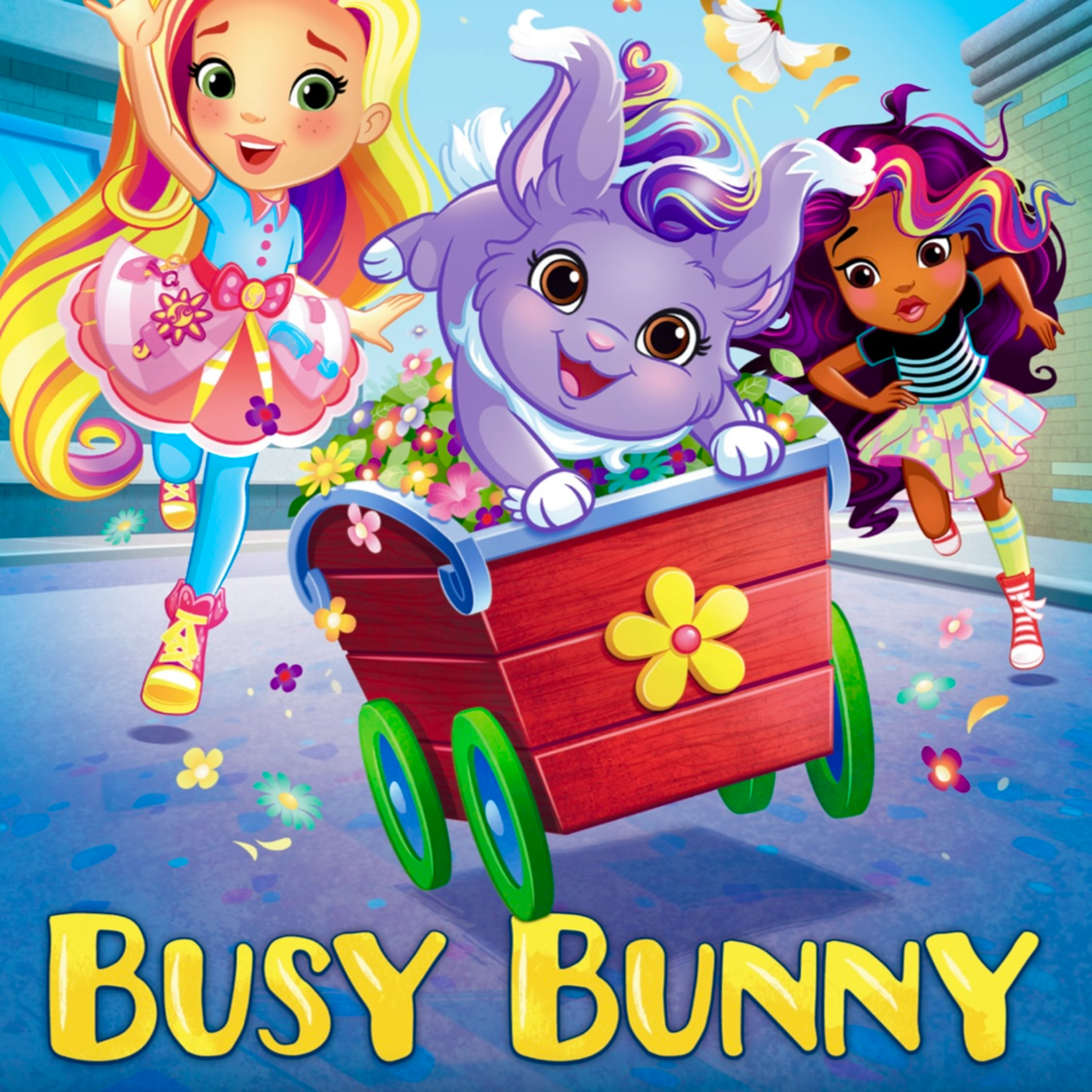 🐇 Sunny Day Busy Bunny 🐇 Stories for Kids Read Aloud [ READ ALONG VIDEO ON SPOTIFY ]