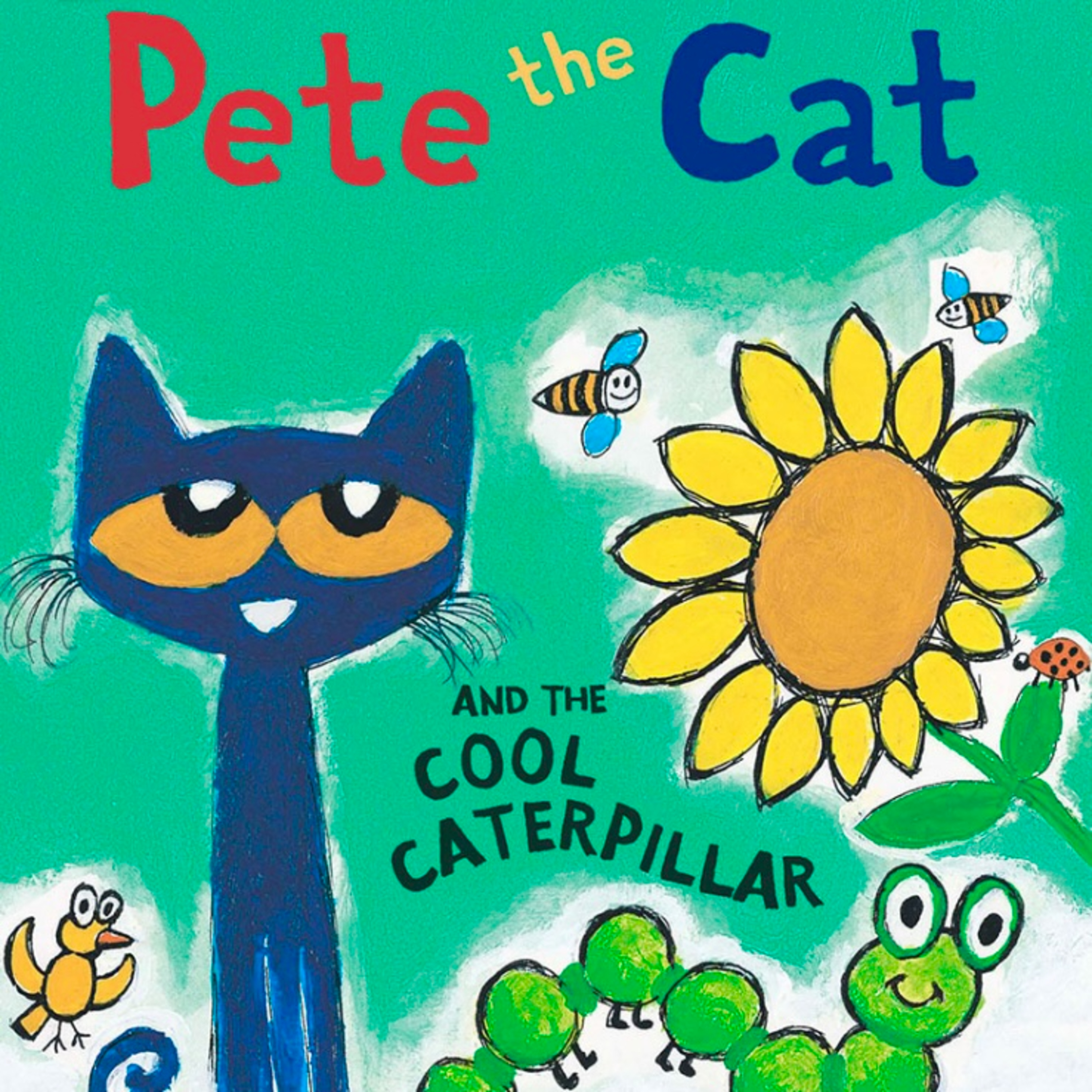 🐛 Pete the Cat and the Cool Caterpillar 🐛 Stories for Kids Read Aloud [ READ ALONG VIDEO ON SPOTIFY ]