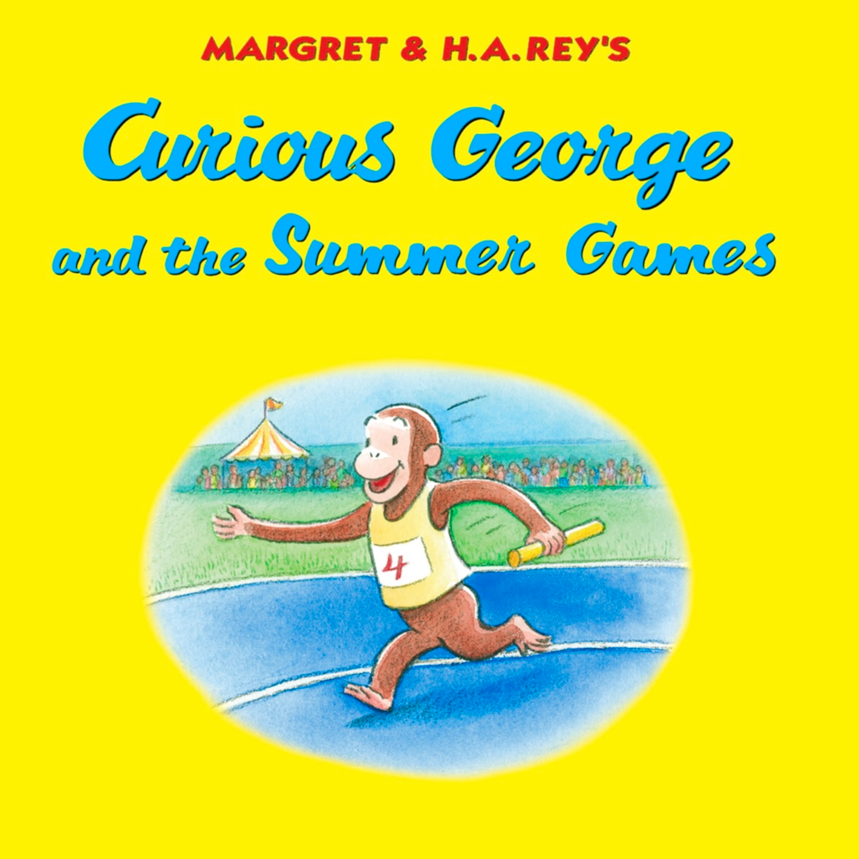 🐵 Curious George and the Summer Games 🐵 Stories for Kids Read Aloud [ READ ALONG VIDEO ]