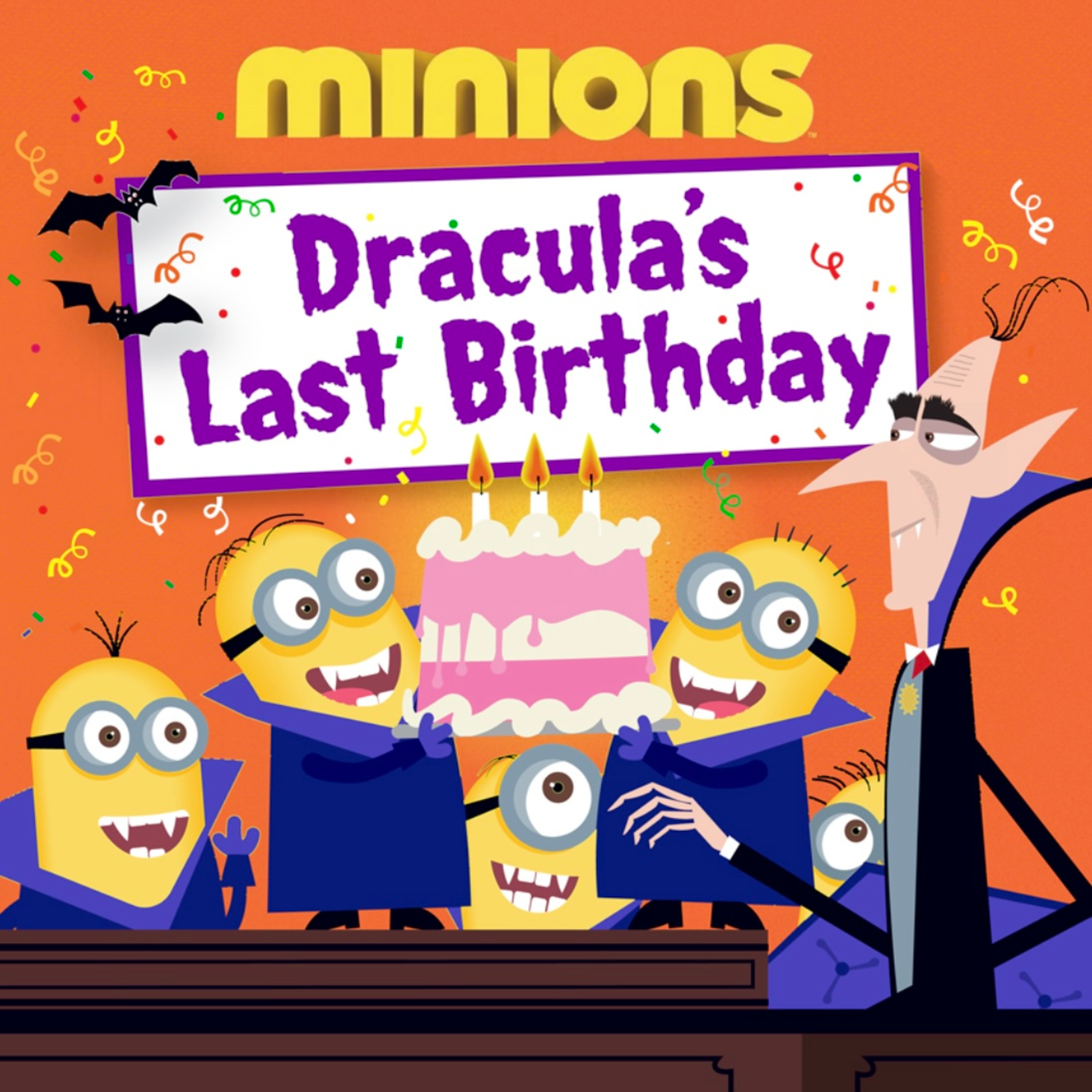🧛 Minions Dracula’s Last Birthday 🧛 Halloween Stories for Kids Read Aloud [ READ ALONG VIDEO ON SPOTIFY ]