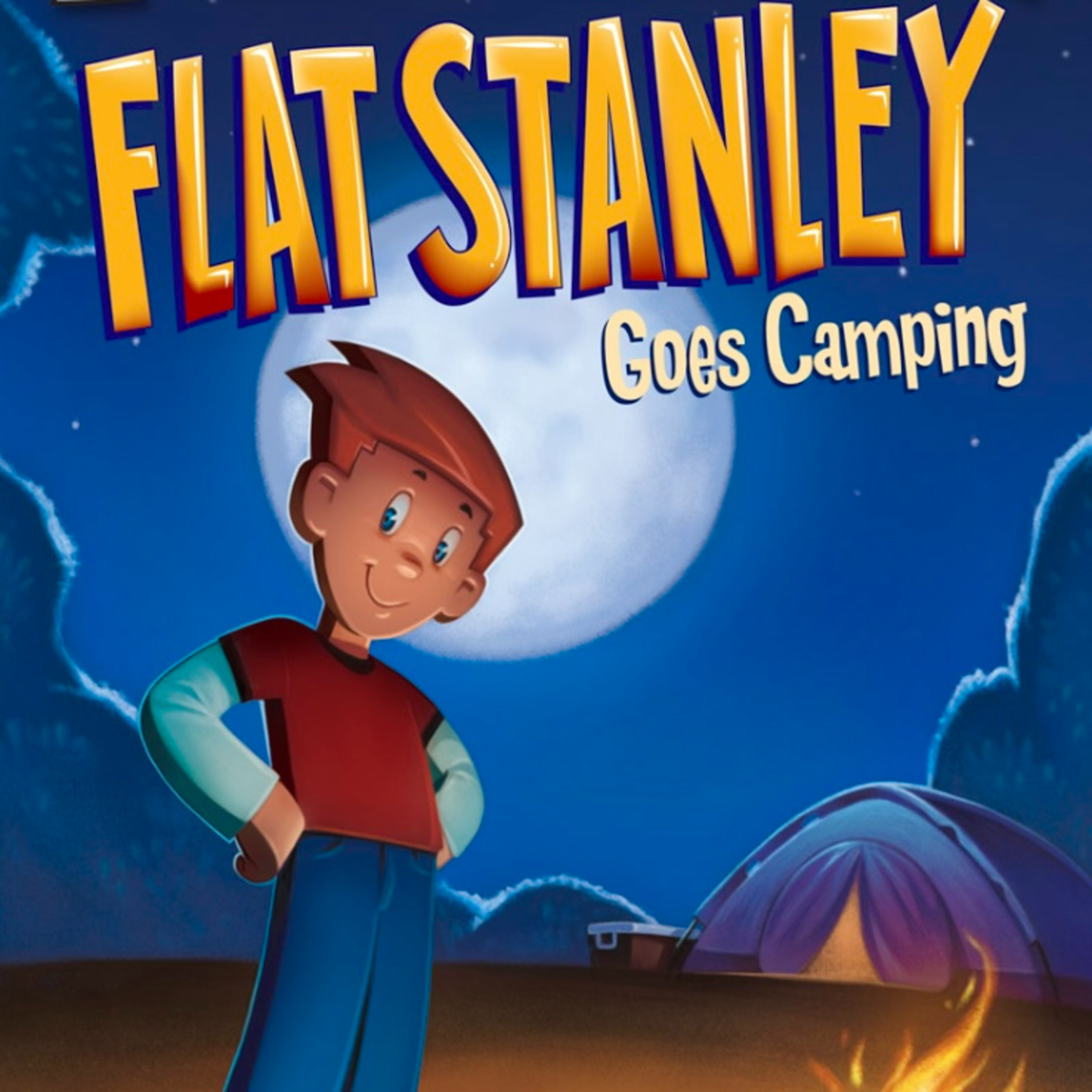 ⛺ Flat Stanley Goes Camping ⛺ Stories for Kids Read Aloud [ READ ALONG VIDEO ON SPOTIFY ]