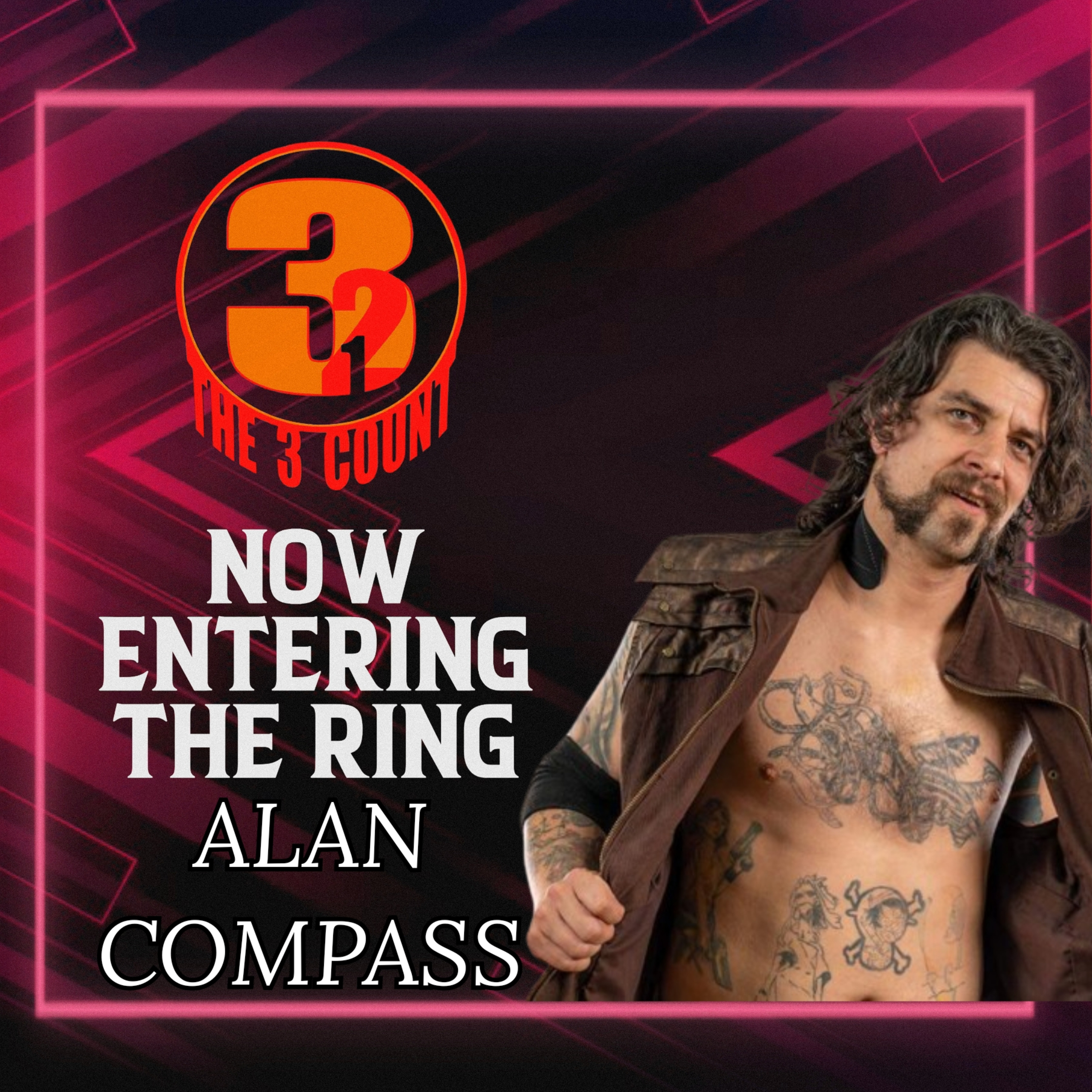 ALAN COMPASS IS NOW ENTERING THE RING  episode artwork