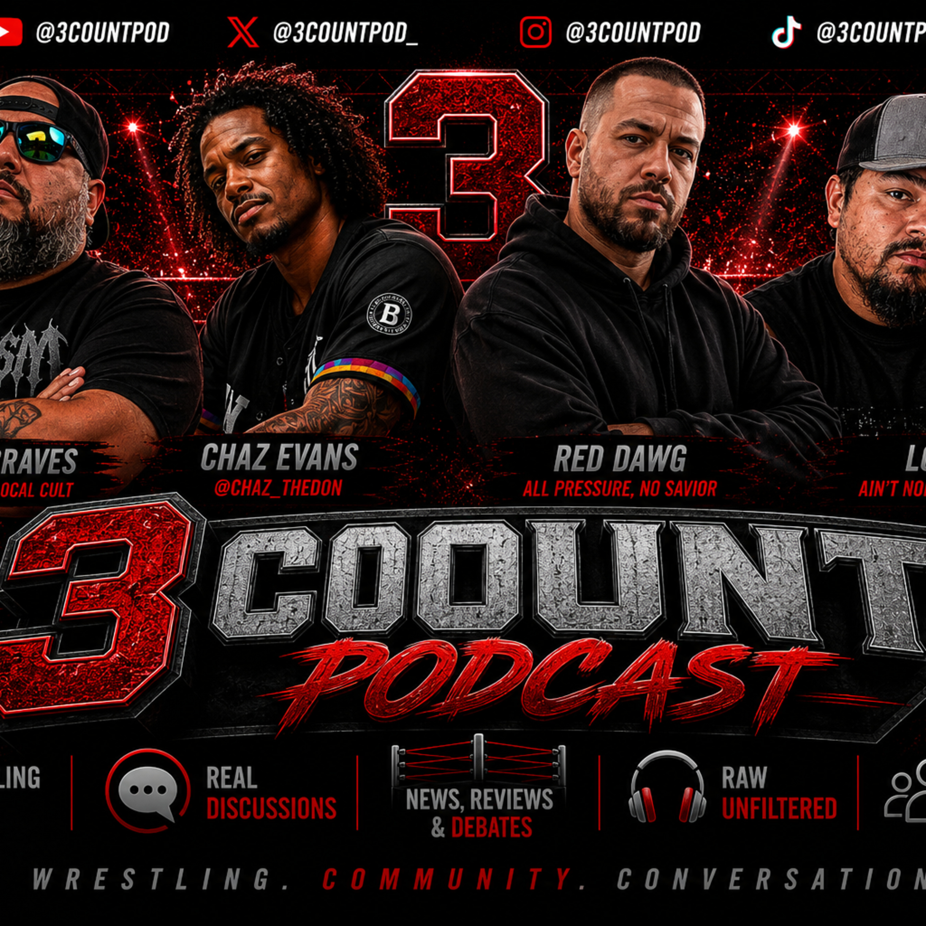 The 3 Count Podcast Presents Chaz and Friends - The One about Oba, Entrances, and The Title Reign episode artwork