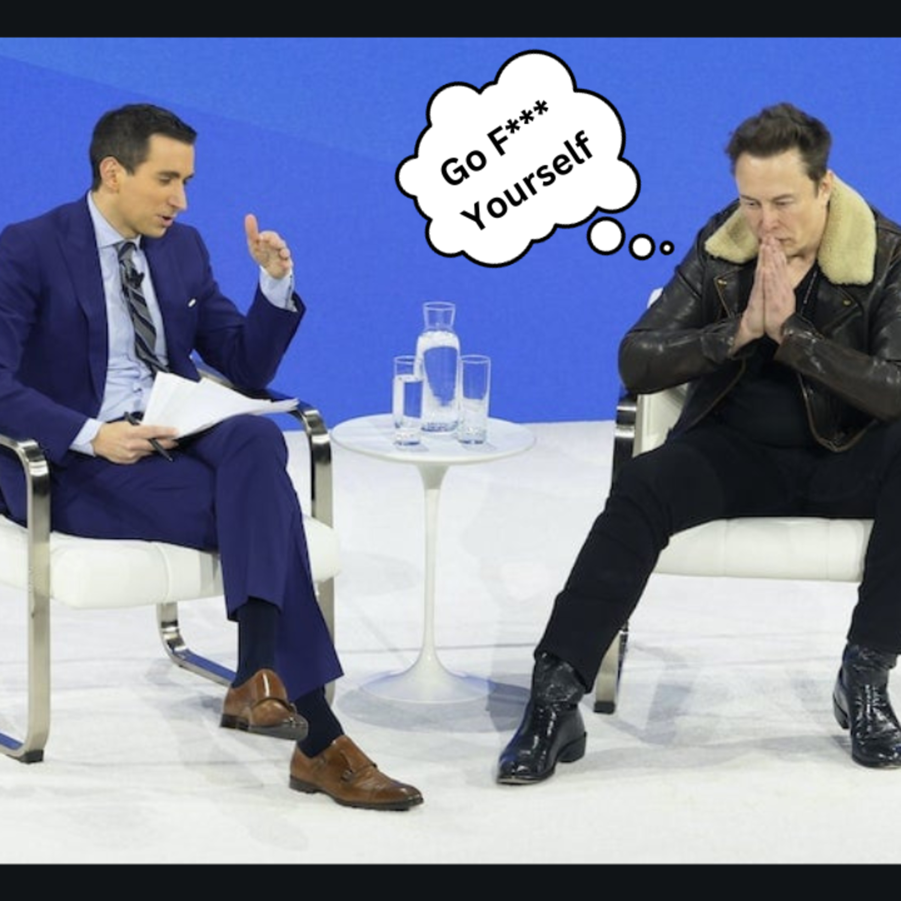 Never believe what Elon just said live on stage straight to Sorkin's face