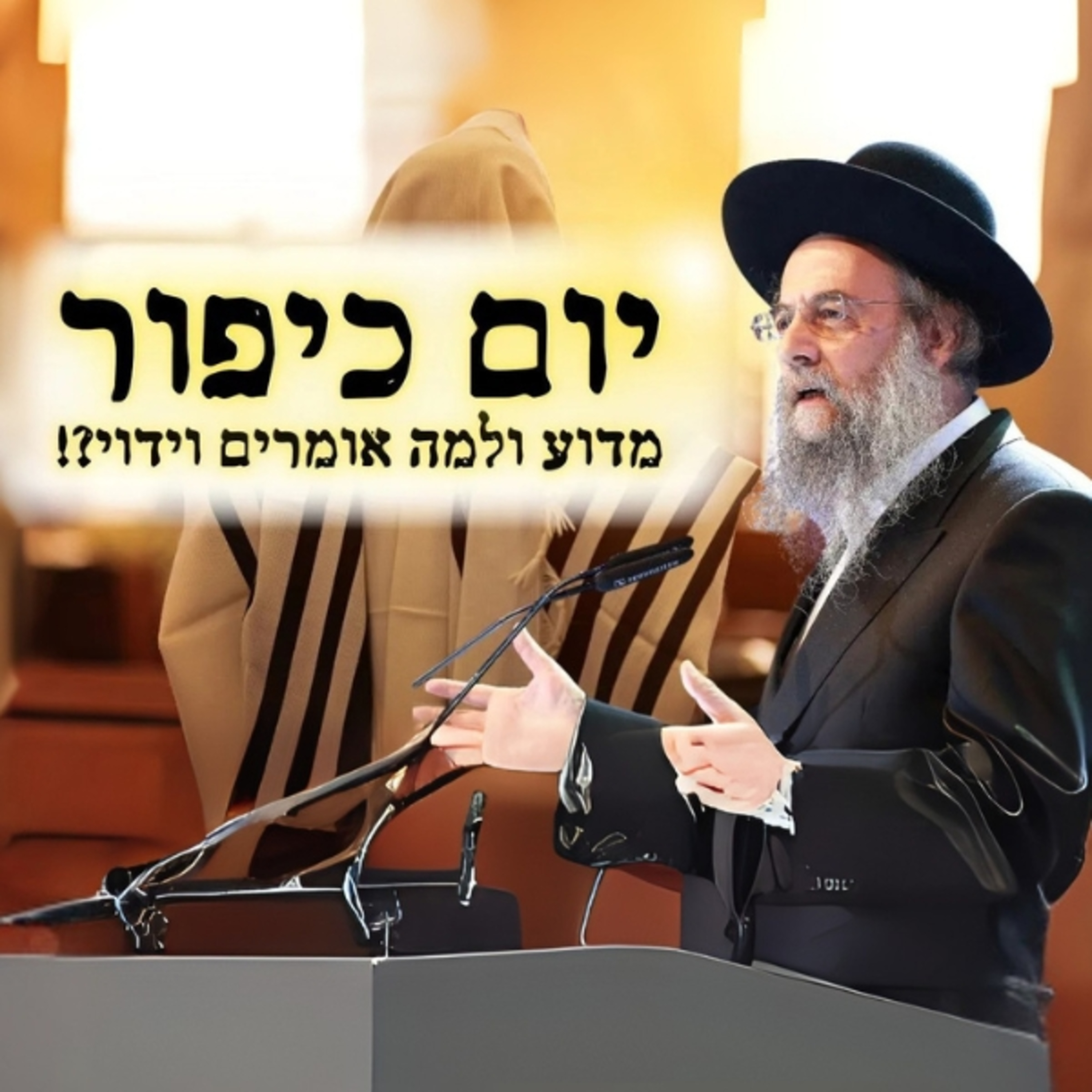 "יום כיפור - מדוע ולמה אומרים וידוי?!" הגר"ד לייבל בשיעור הכנה לקראת יום הכיפורים