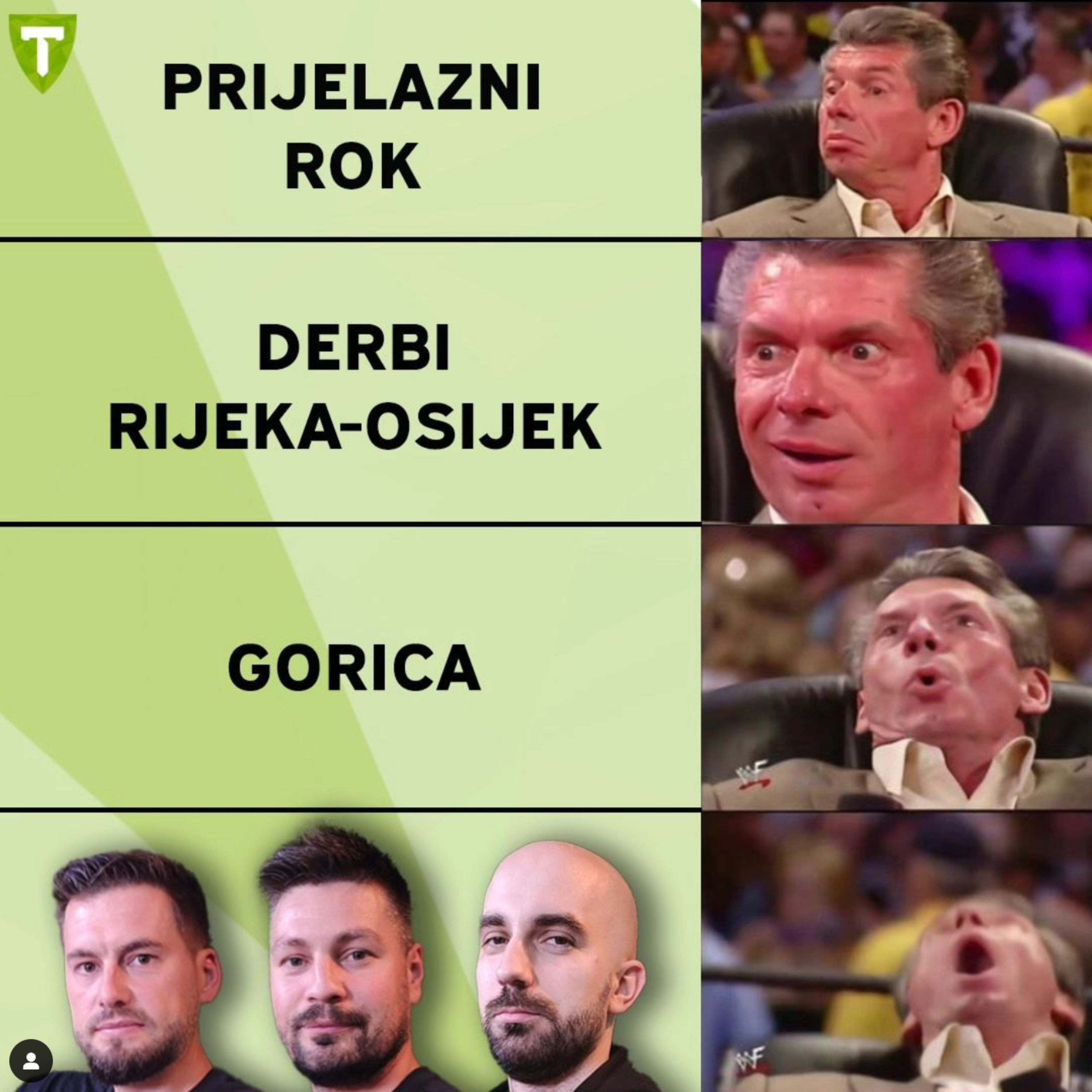 Završetak prijelaznog roka, Rijeka - Osijek, Gorica episode artwork
