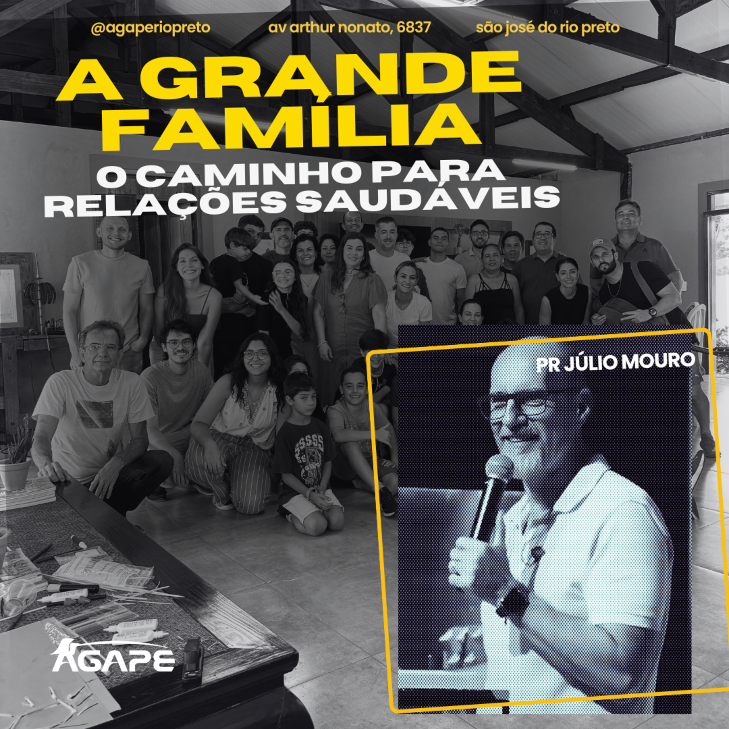 223. A Grande Família - O Caminho para relações saudáveis - pr Júlio Mouro episode artwork