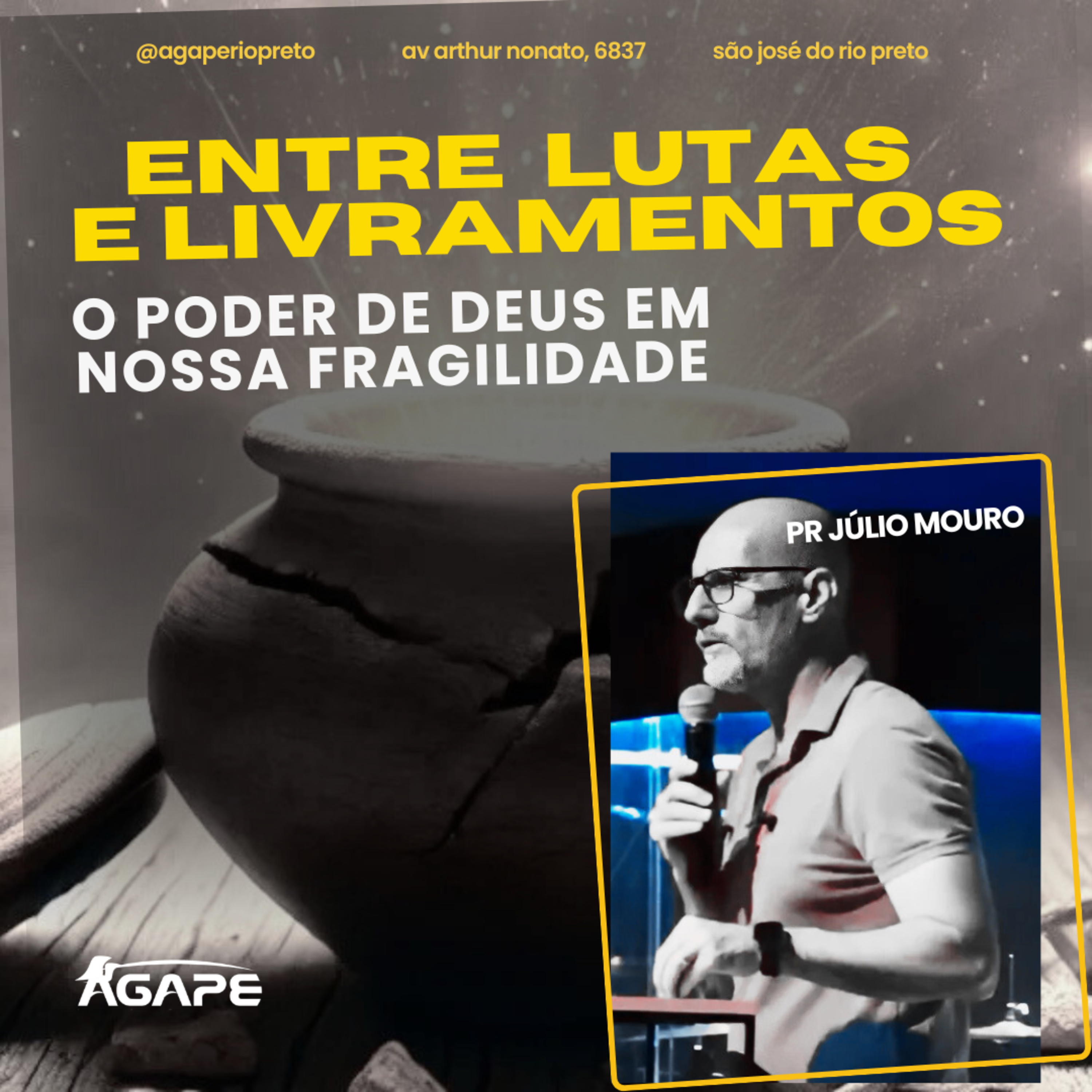 224. Entre lutas e livramentos- O poder de Deus em nossa fragilidade - pr Julio Mouro episode artwork