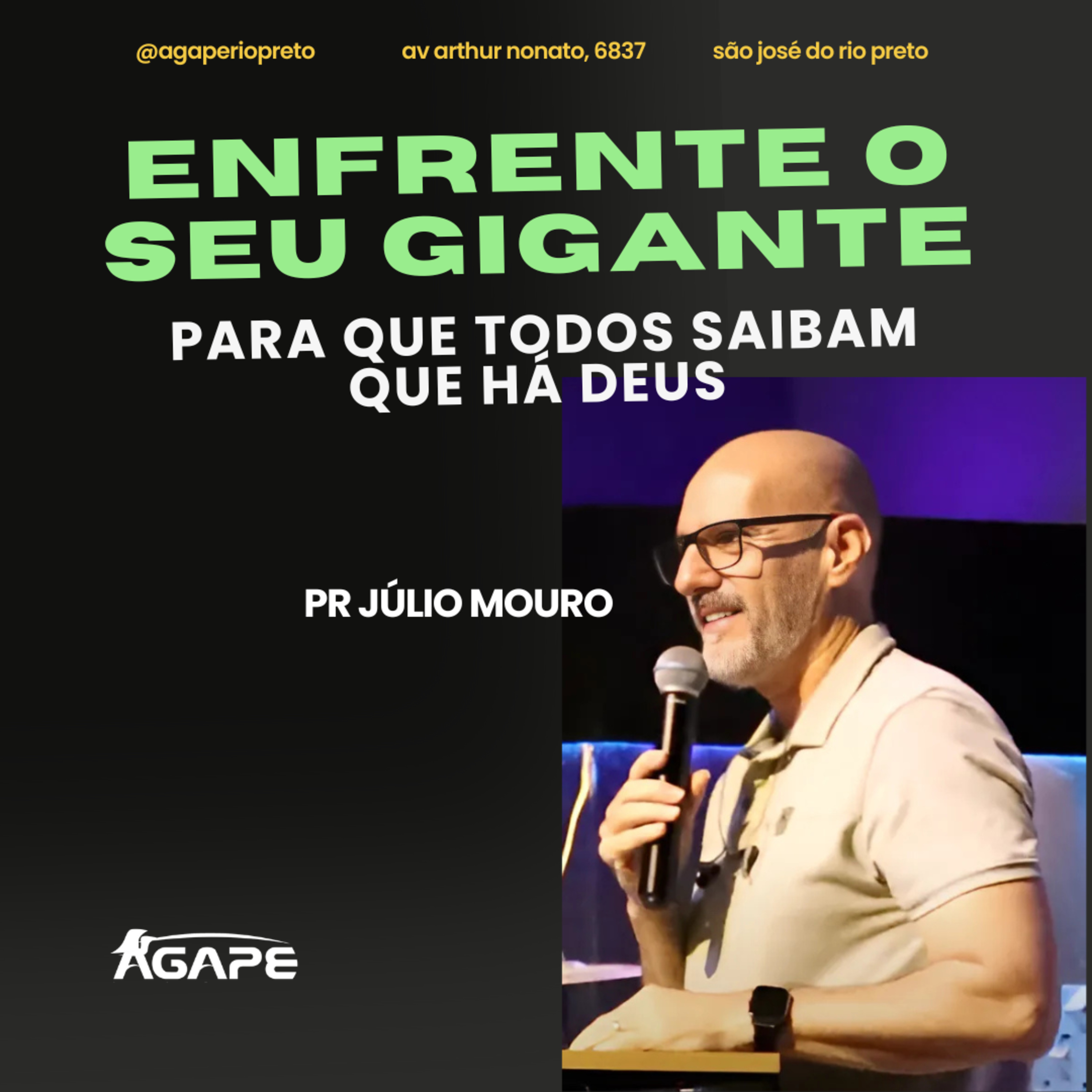 235. Enfrente o seu Gigante, para que todos saibam que há Deus - pr Julio Mouro  episode artwork