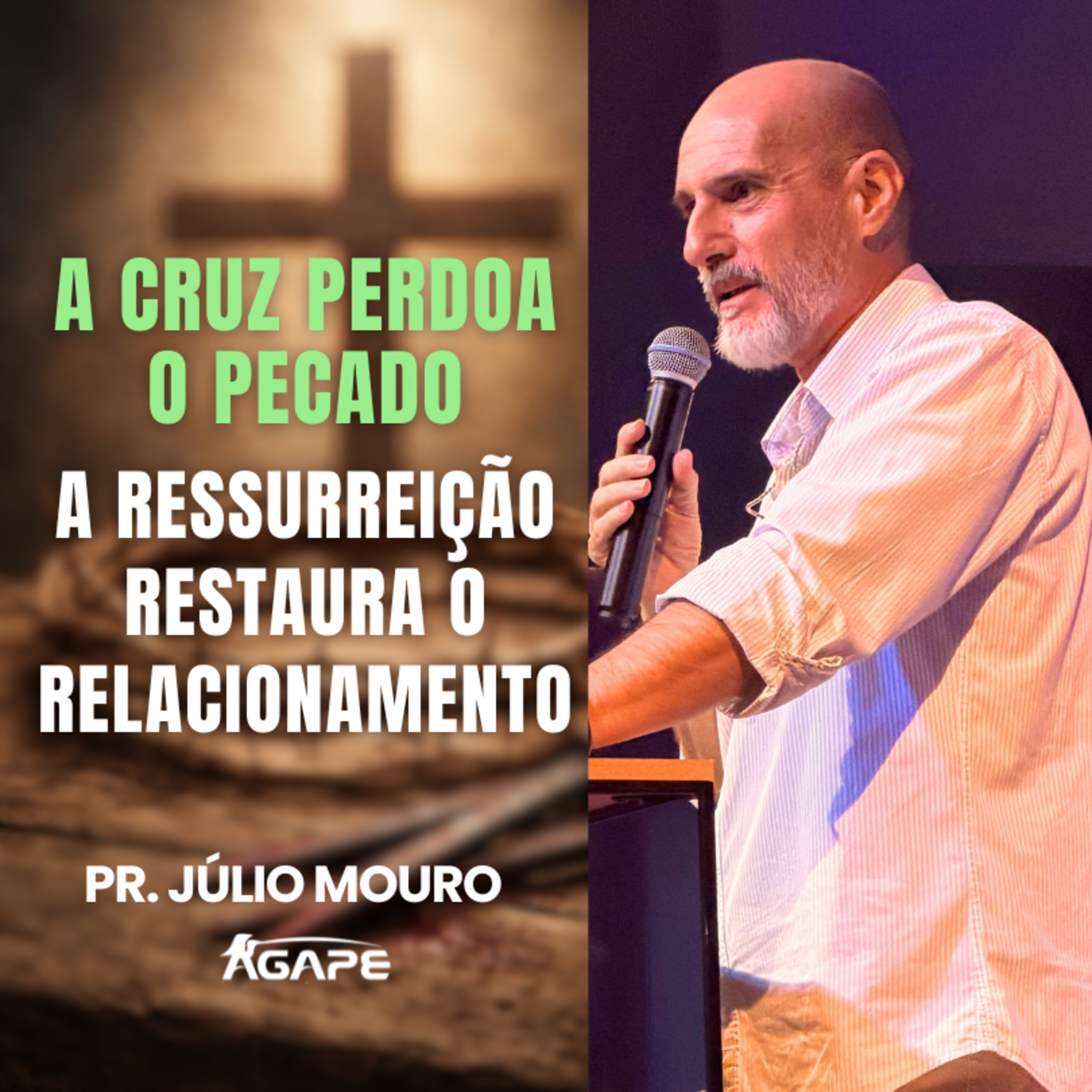 280. A Cruz perdoa o pecado, a Ressurreição restaura o relacionamento - Pr Júlio Mouro episode artwork