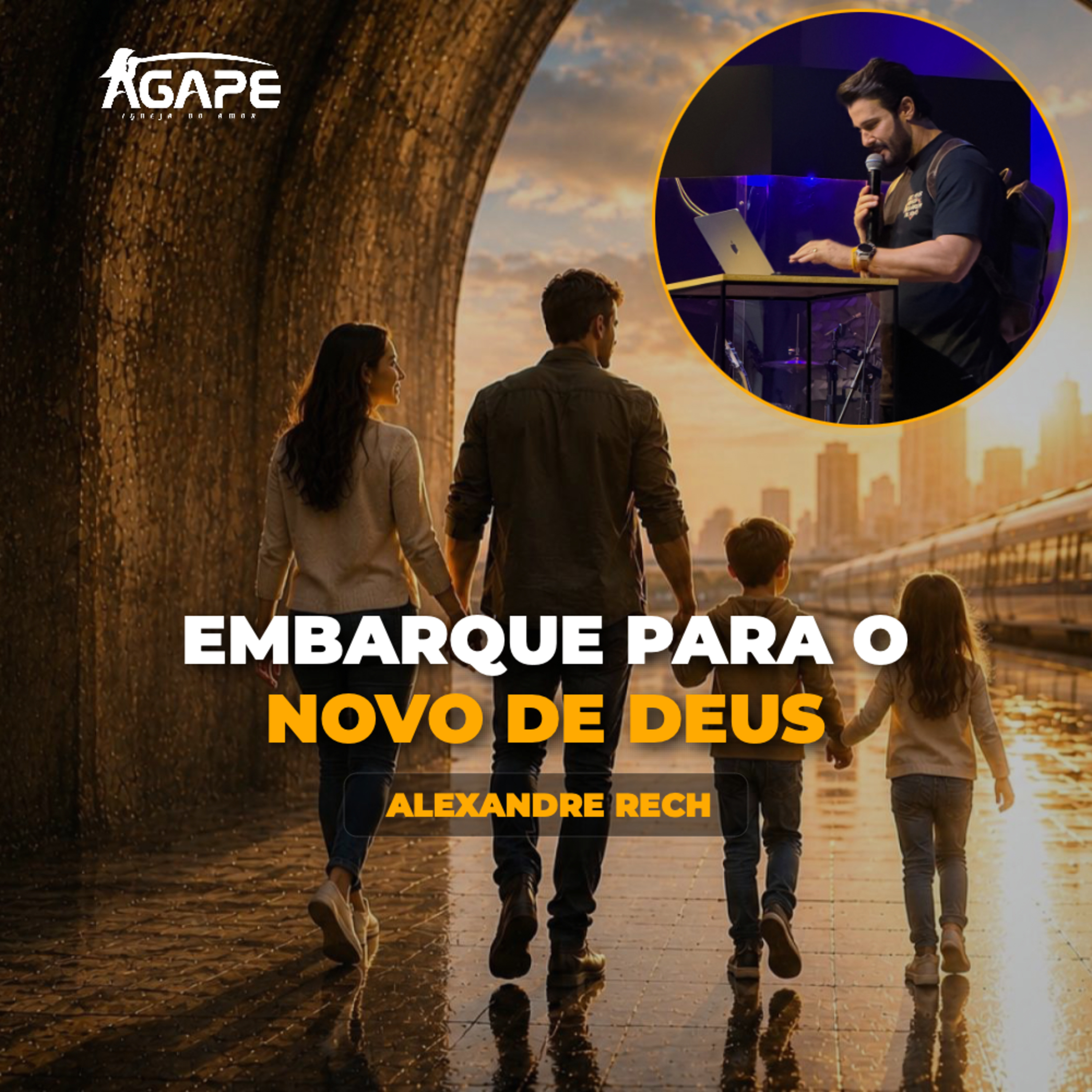 AgapeCast #296 - EMBARQUE PARA O NOVO DE DEUS | Alexandre Rech episode artwork