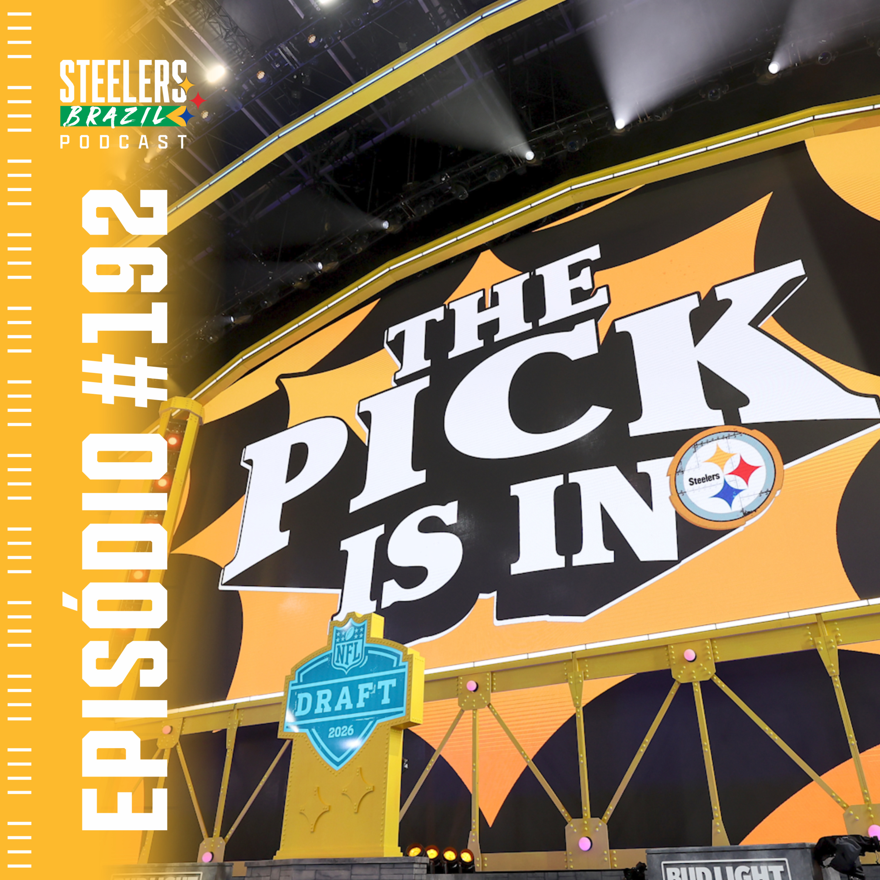 #192: DRAFT | Steelers escolhe seus 10 novos calouros! episode artwork