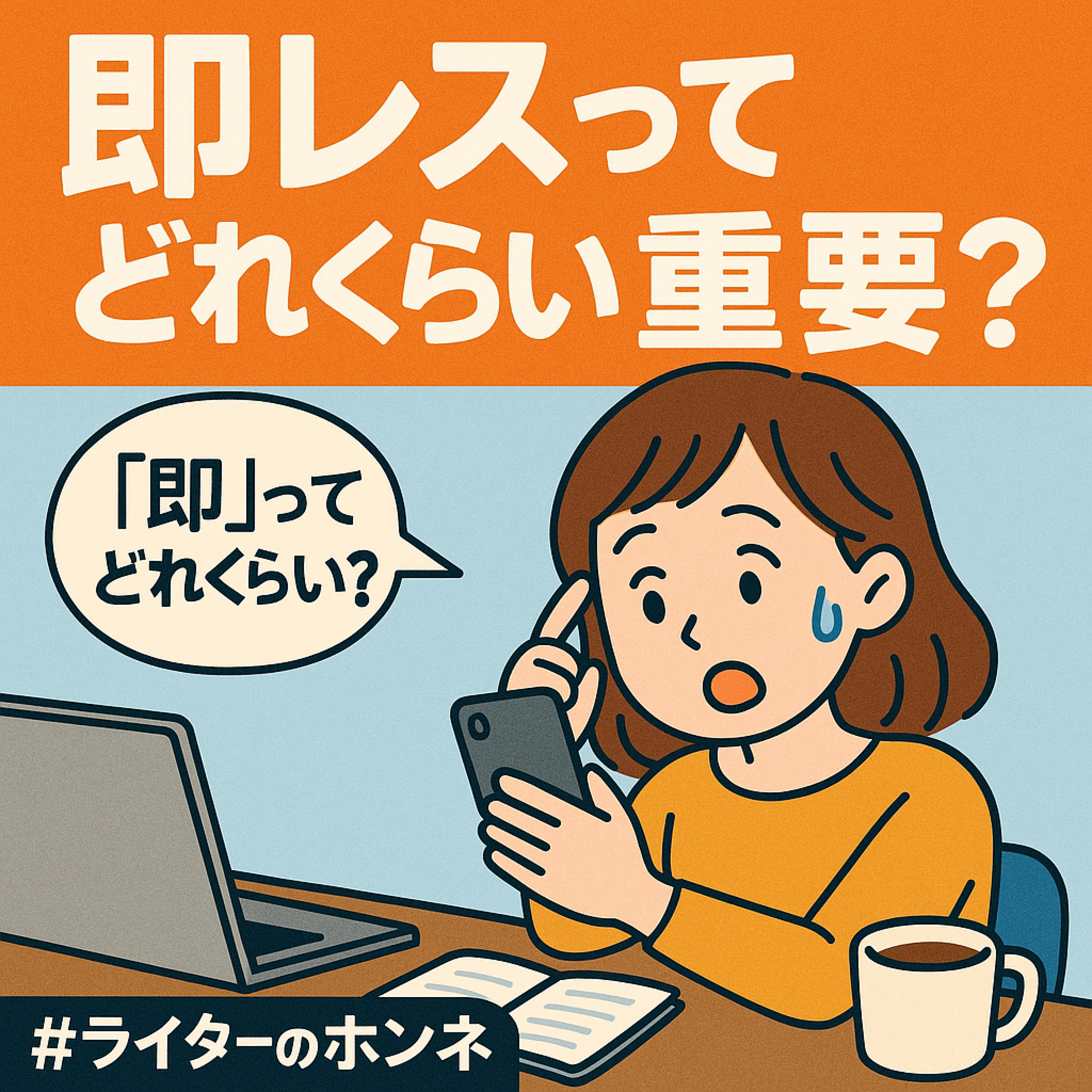 即レスってどれくらい重要?何時間以内に返信すれば「即」なのか #236