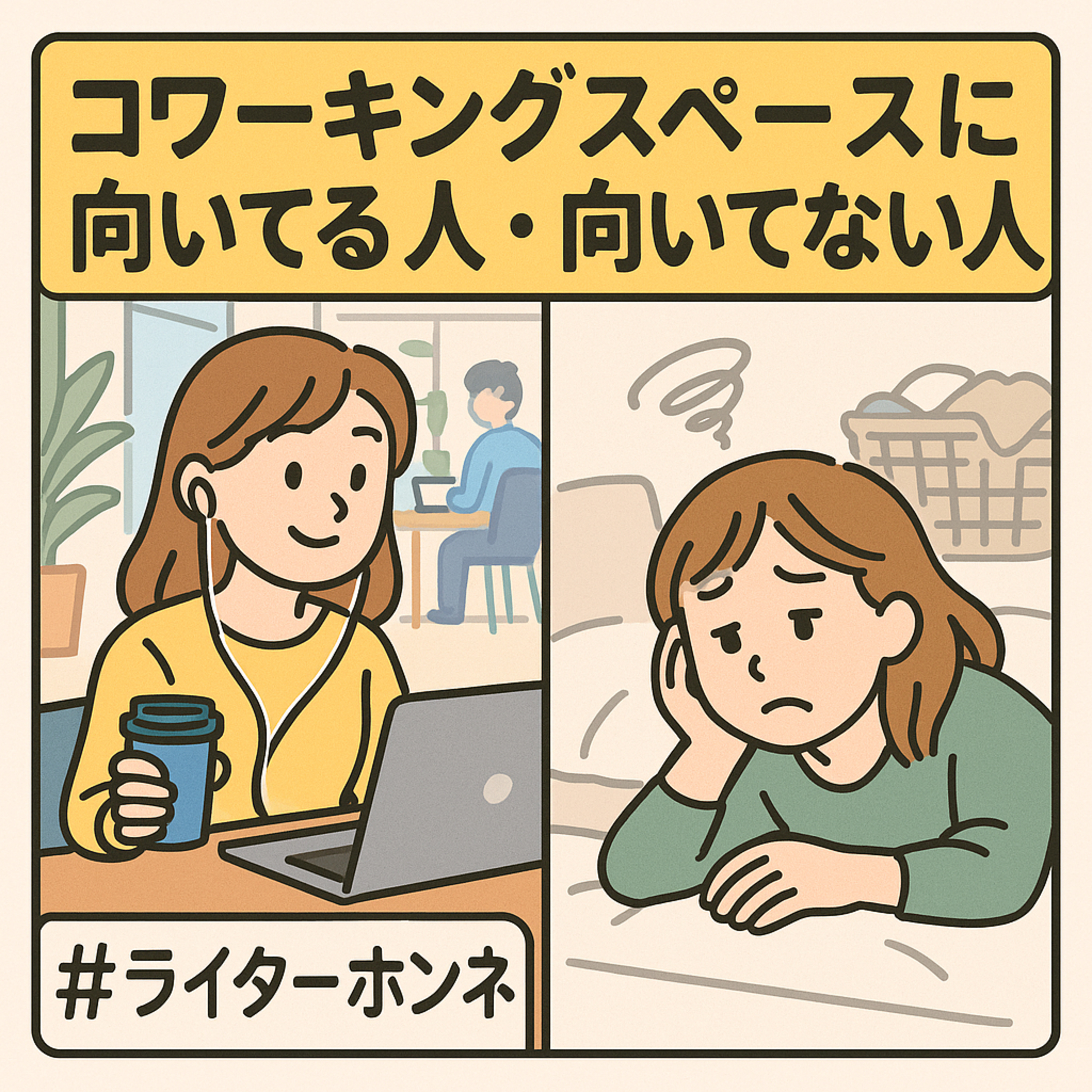 コワーキングスペースに向いている人・向いていない人 #239